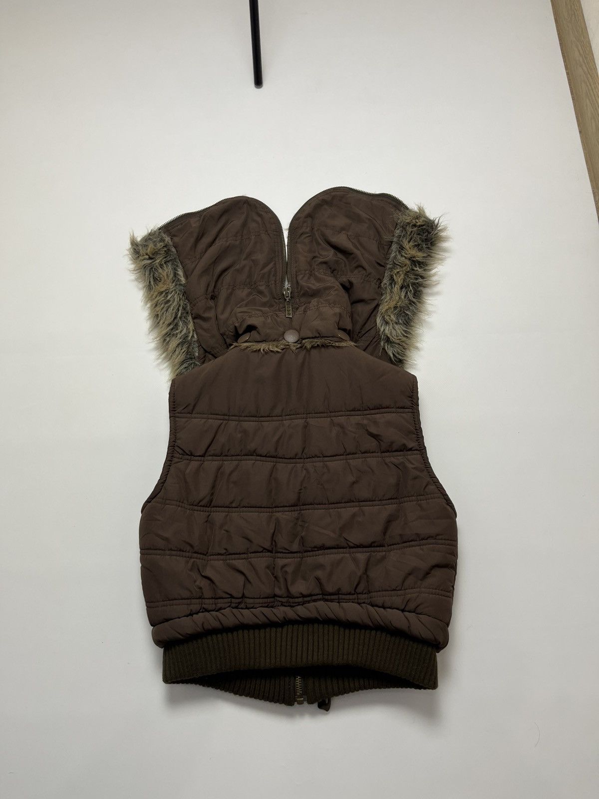 Hysteric Glamour × Undercover Military LGB If Six Was Nine Style Faux Fur Zip Vest Jacket Size US S / EU 44-46 / 1 - 14 Thumbnail