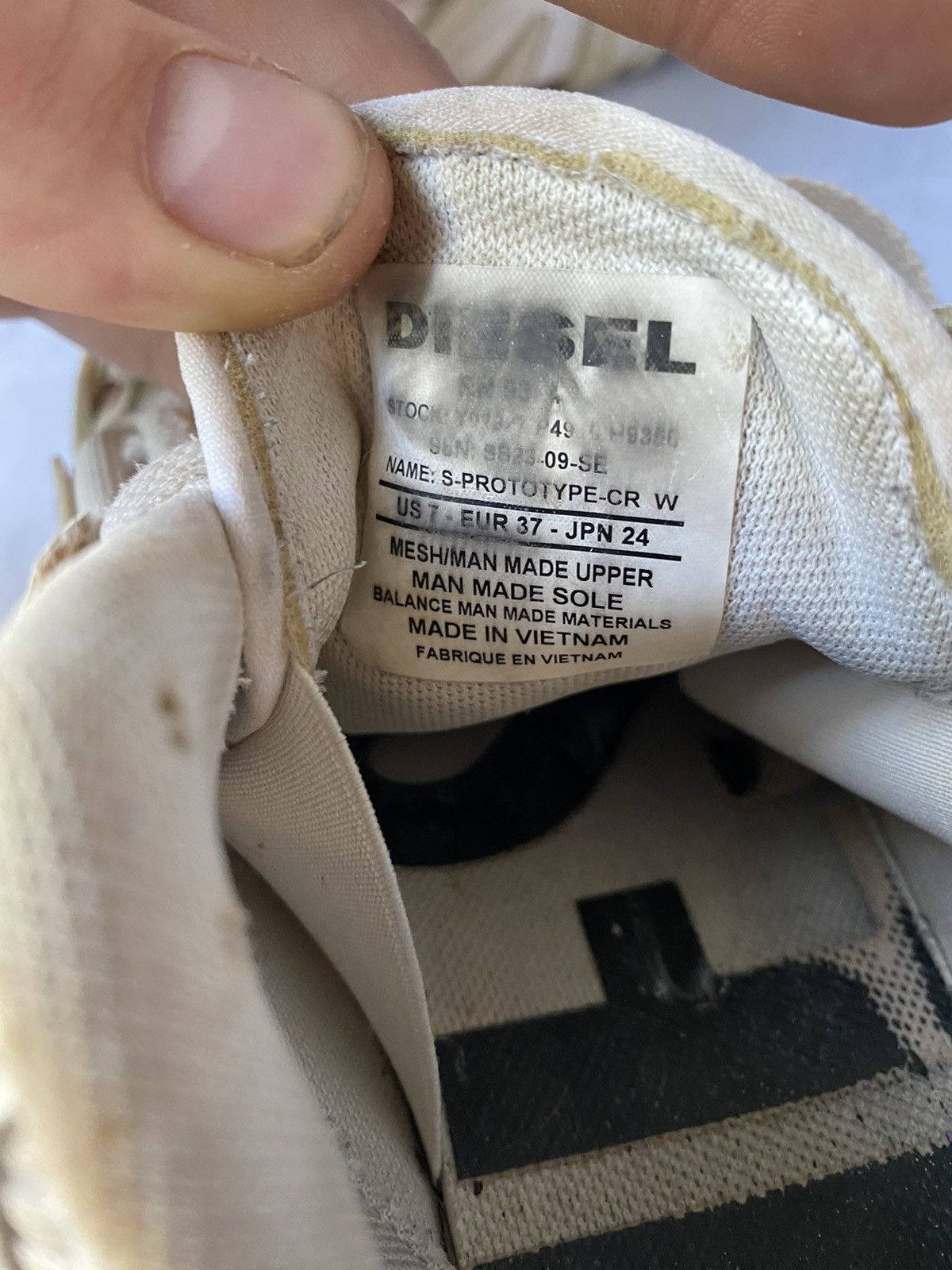 Diesel × Japanese Brand Diesel S-Prototype-CR W US 7.5 White/Red Sneakers Size US 7.5 / IT 37.5 - 10 Thumbnail