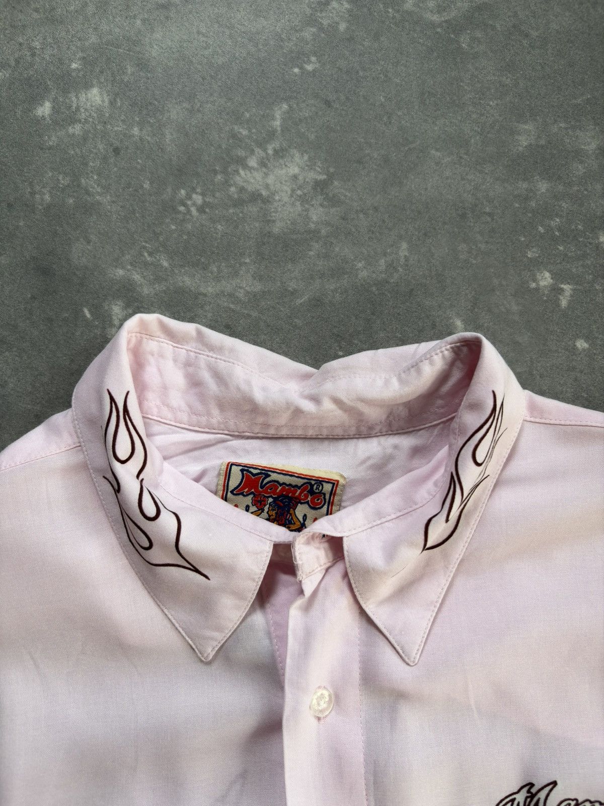 Mambo Mambo Long Sleeve Printed Devil Woman Cowboy Western Shirt L Size US L / EU 52-54 / 3 - 8 Thumbnail