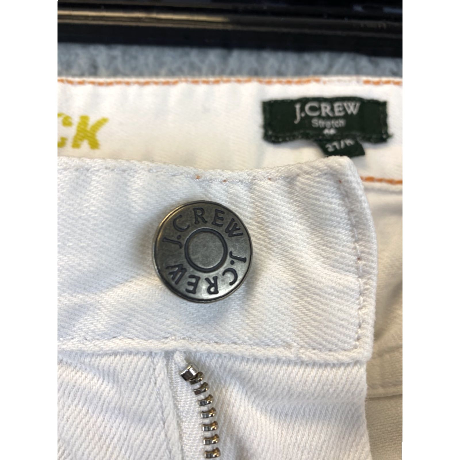 J.Crew J.CREW Match 27R Jeans Women 31 x 30 White Denim Slim Straight Vintage No (if applicable) Size 27" / US 4 / IT 40 - 7 Thumbnail