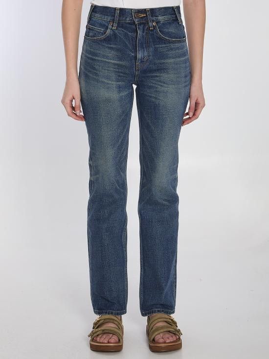 Celine CELINE Women Denim Pants 2N48A930F BLUE Size 30" / US 8 / IT 44 - 1 Thumbnail