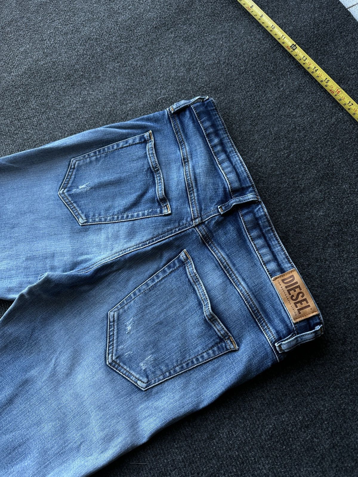 Diesel 🚨 DIESEL AVANT GARDE GOTHIC WOMEN JEANS LOGO IFSIXWASNINE Size 28" / US 6 / IT 42 - 9 Thumbnail
