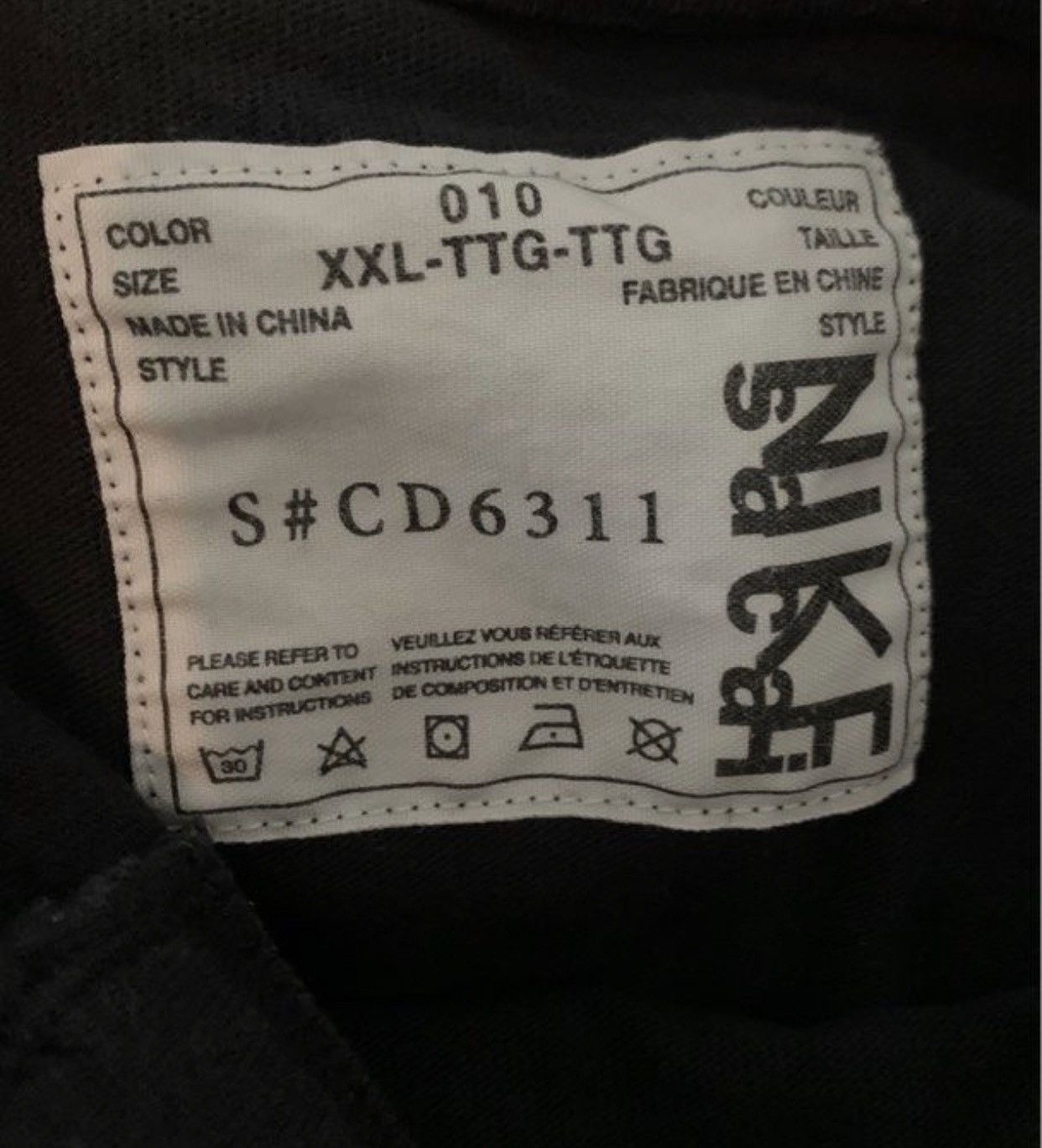 Nike × Sacai Rare Nike x Sacai reconstructed tee Size US XL / EU 56 / 4 - 6 Thumbnail