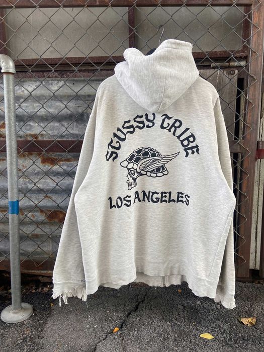 Vintage Stussy NYC Tribe Hoodie Size XL