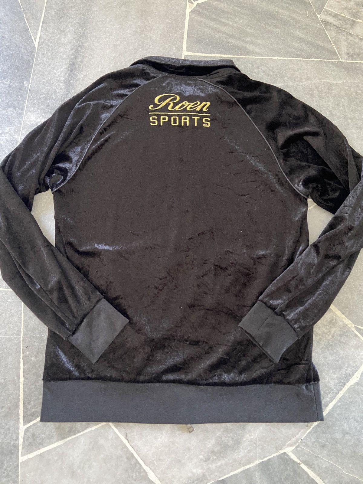 Japanese Brand 2000s Roen Velvet Black Jacket Size US M / EU 48-50 / 2 - 10 Thumbnail