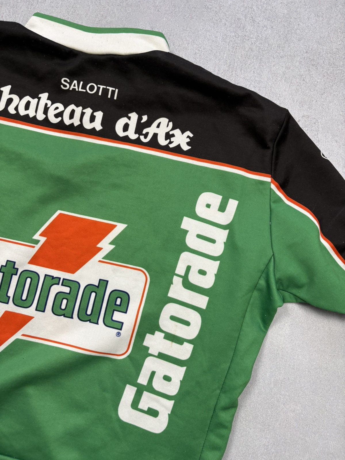 Vintage Vintage 80s Chateau D’ax Cycling Jersey Moser Gatorade Size US XL / EU 56 / 4 - 11 Thumbnail