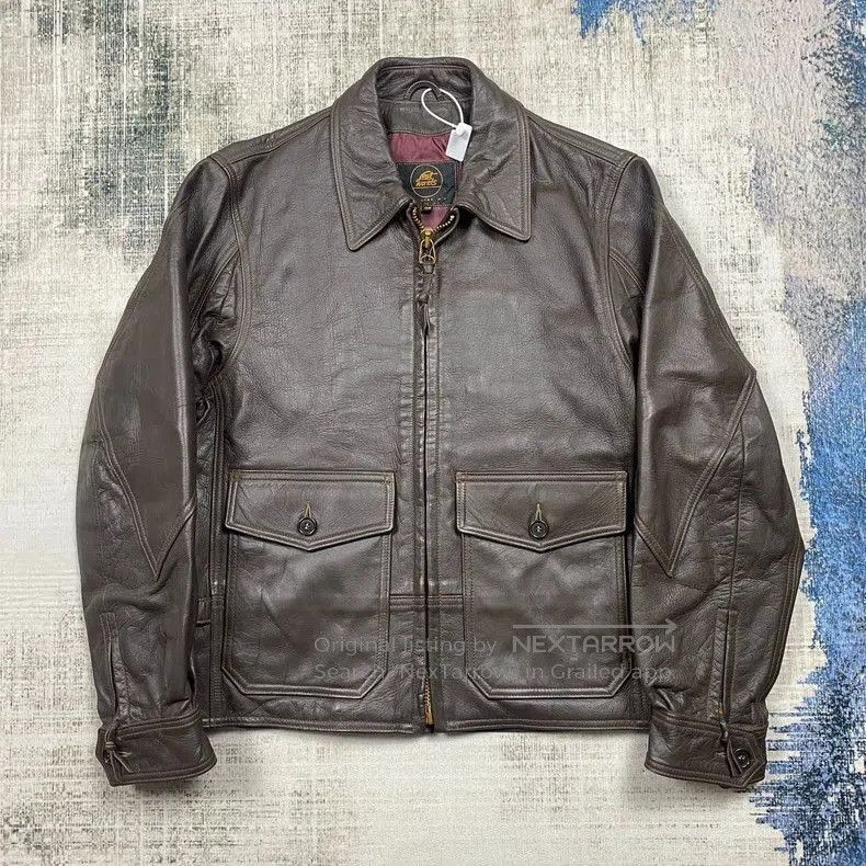 The Real McCoy's LOST WORLDS g8 Flight Leather Jacket. Size US M / EU 48-50 / 2 - 1 Thumbnail