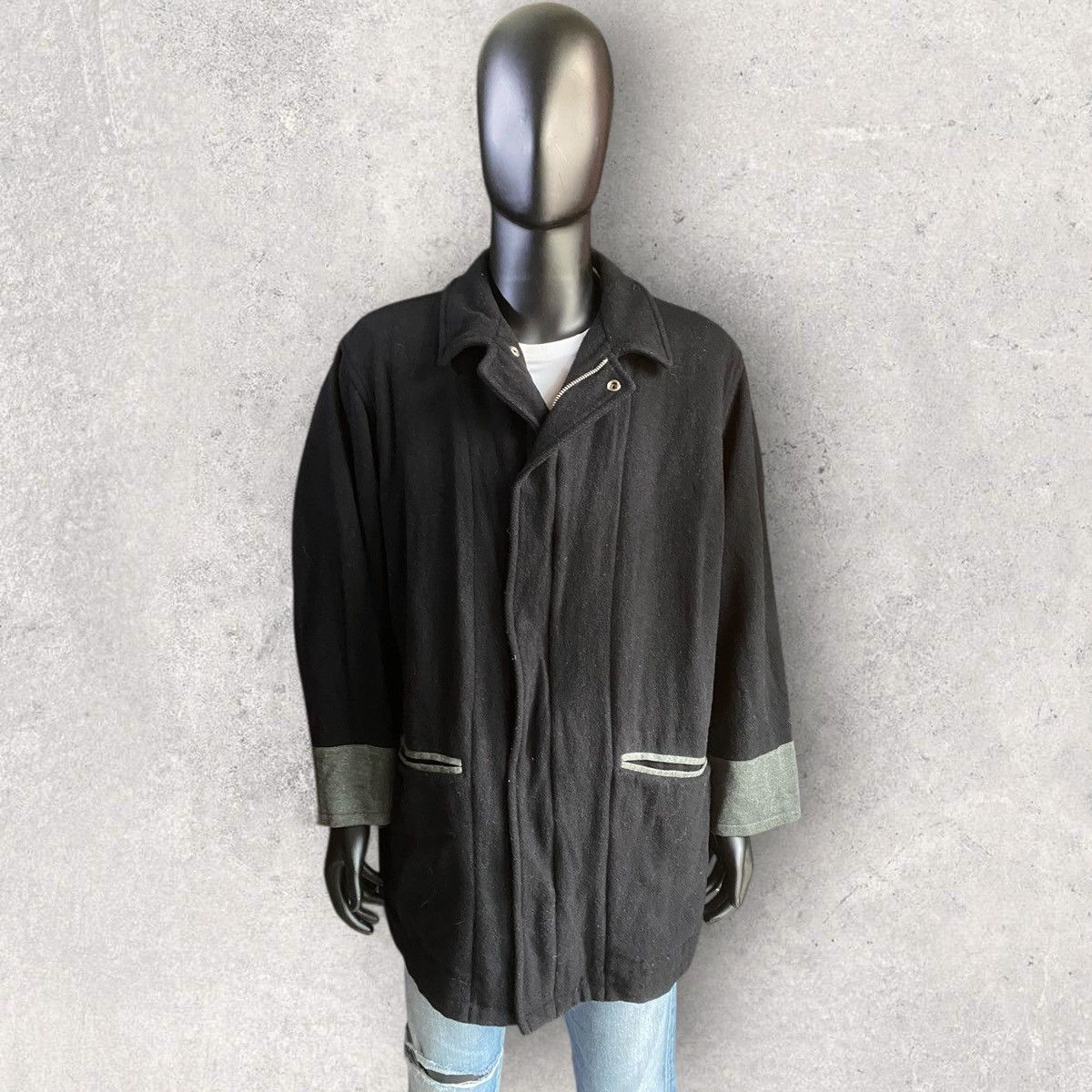 Yohji Yamamoto Vintage Y’s For Men Boiler Coat Size US L / EU 52-54 / 3 - 1 Thumbnail