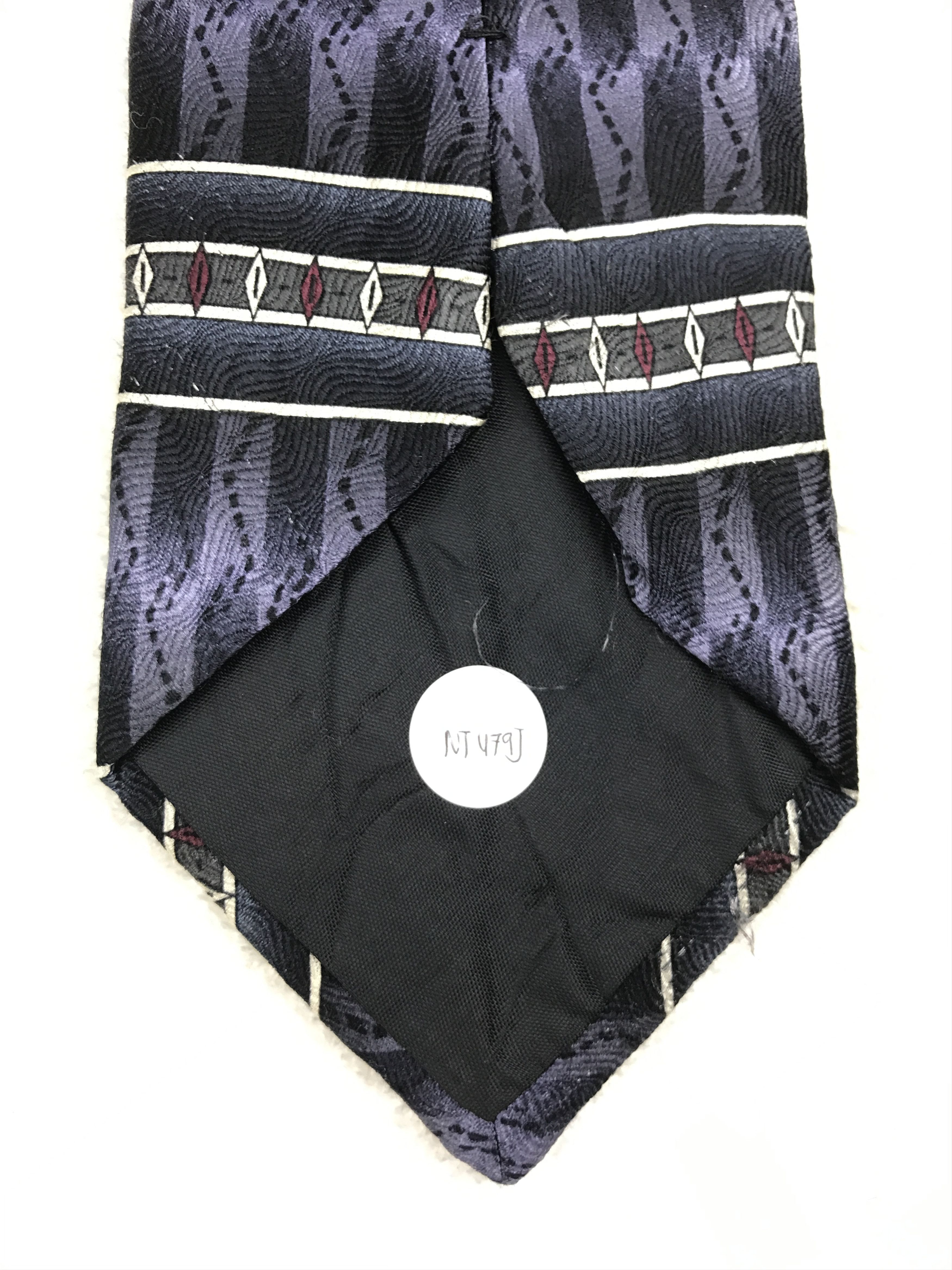 Designer × Vintage Vintage Chez Roffe Silk Necktie Size ONE SIZE - 9 Thumbnail