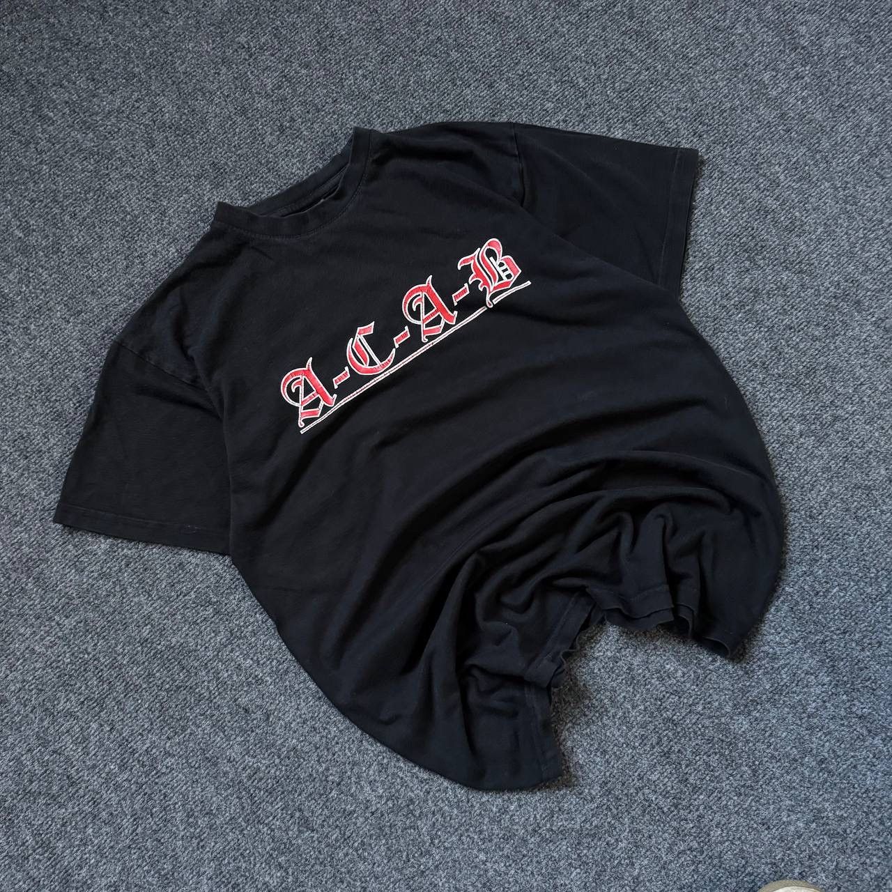 A.LAB VTG Mans T-shirts Adult Acab Big Logo Size S Hype Trend Size US S / EU 44-46 / 1 - 2 Thumbnail