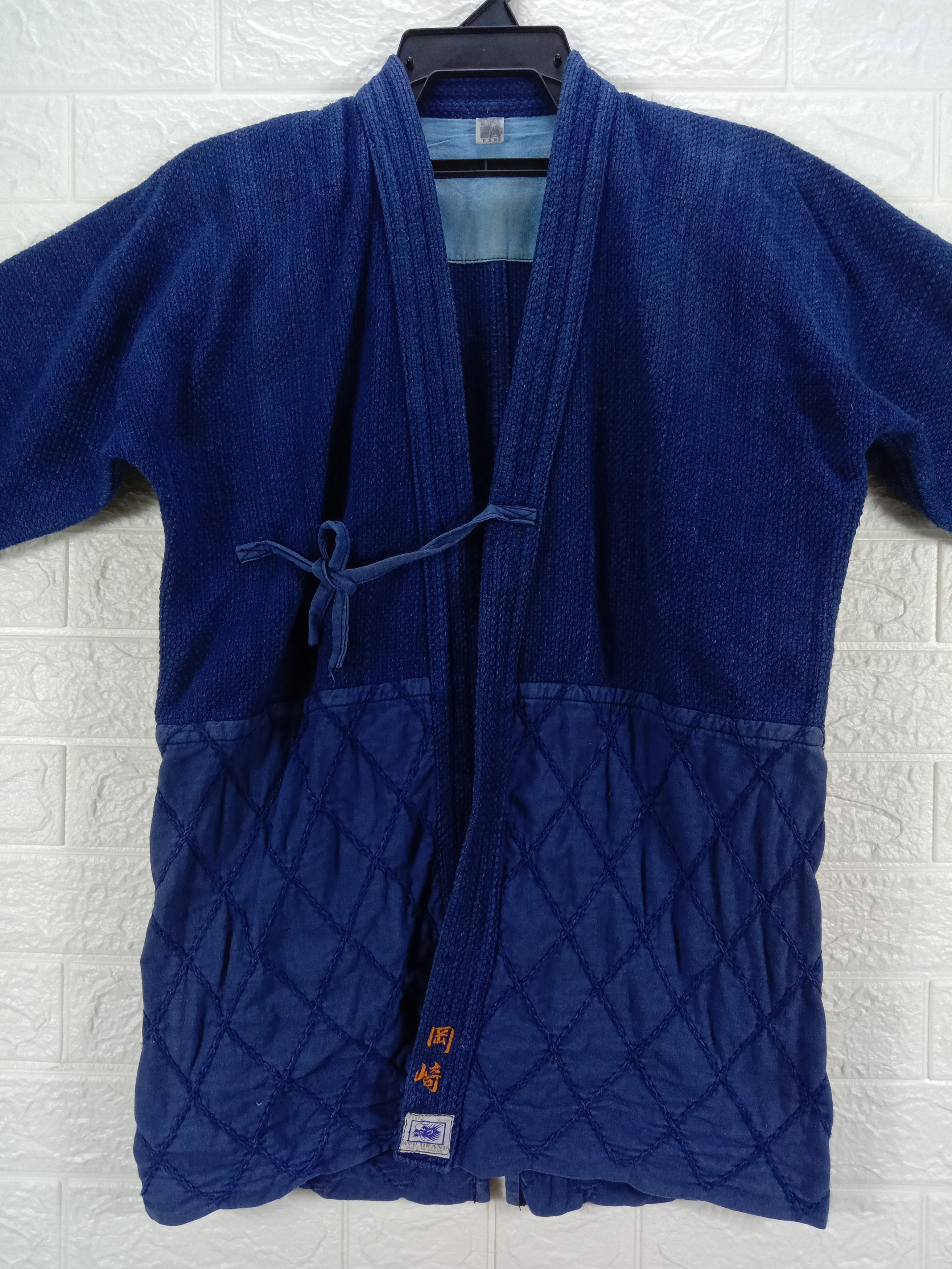 Japanese Brand Vintage Indigo Blue Kapital Style Cardigan Kimono Size US M / EU 48-50 / 2 - 2 Thumbnail