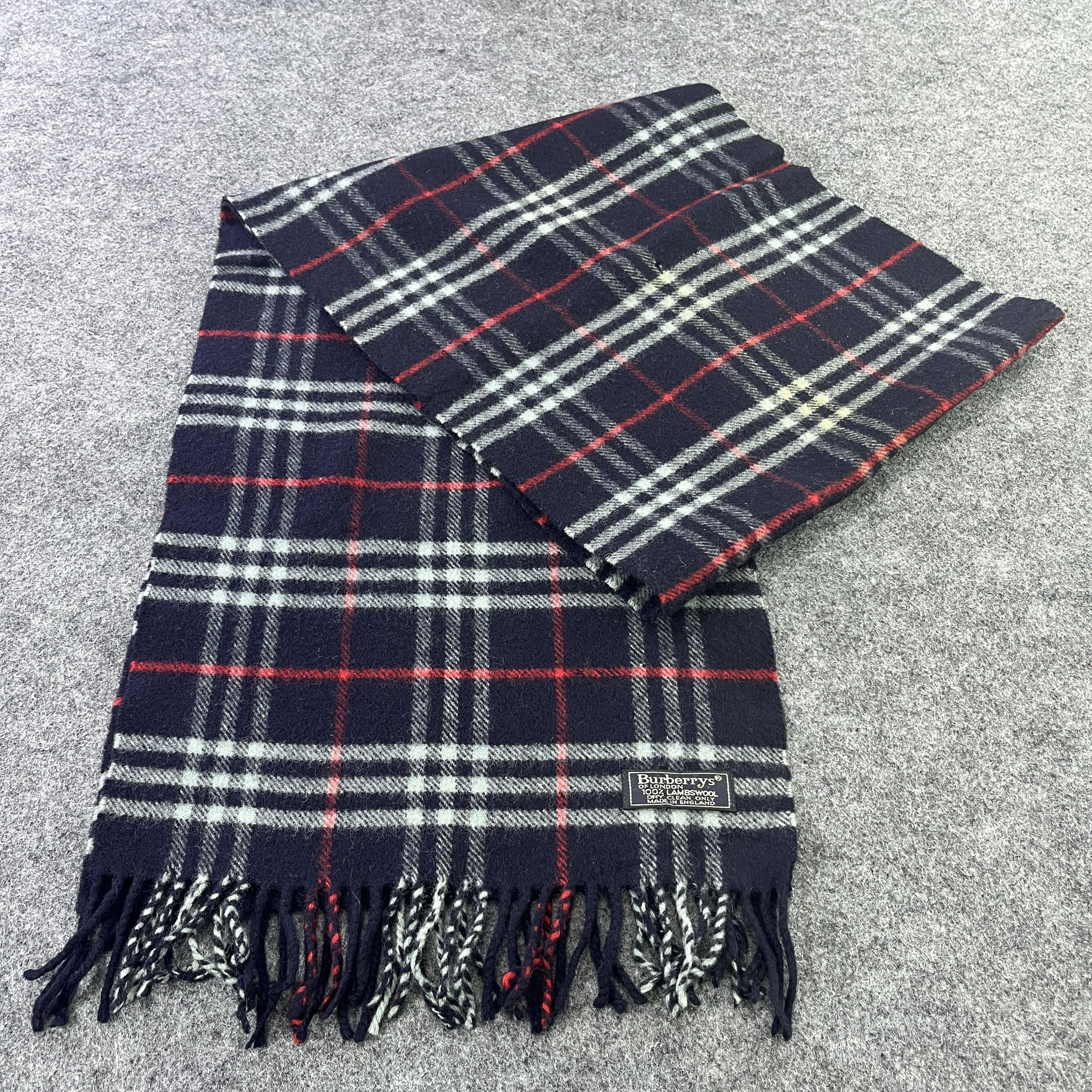 Burberry × Vintage Burberry Scarf / Muffler / Neckwear T785 Size ONE SIZE - 4 Thumbnail