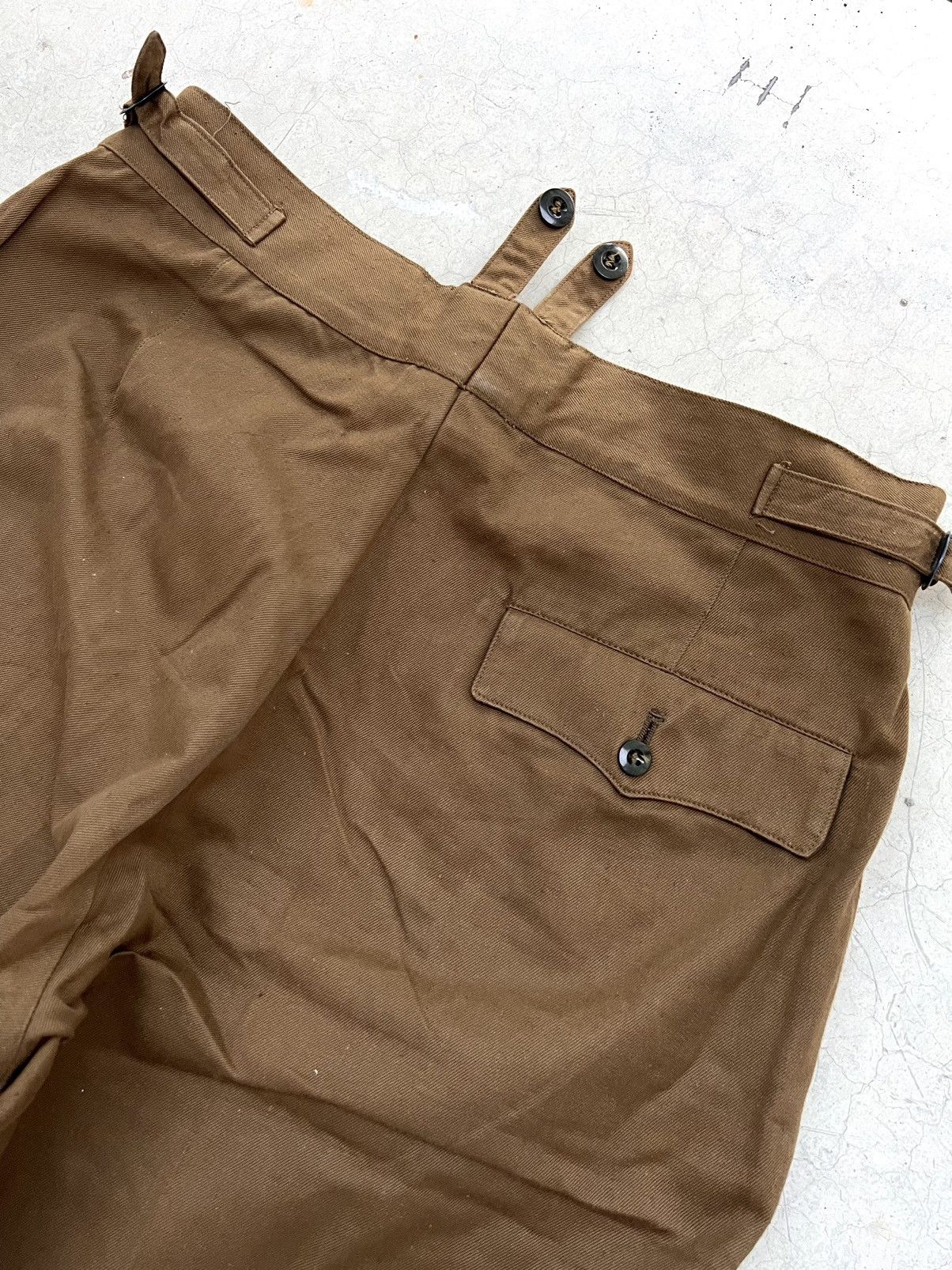 Vintage 40s - 60s Military Trousers Vintage Baggy Pants Flared Army Size US 32 / EU 48 - 7 Thumbnail