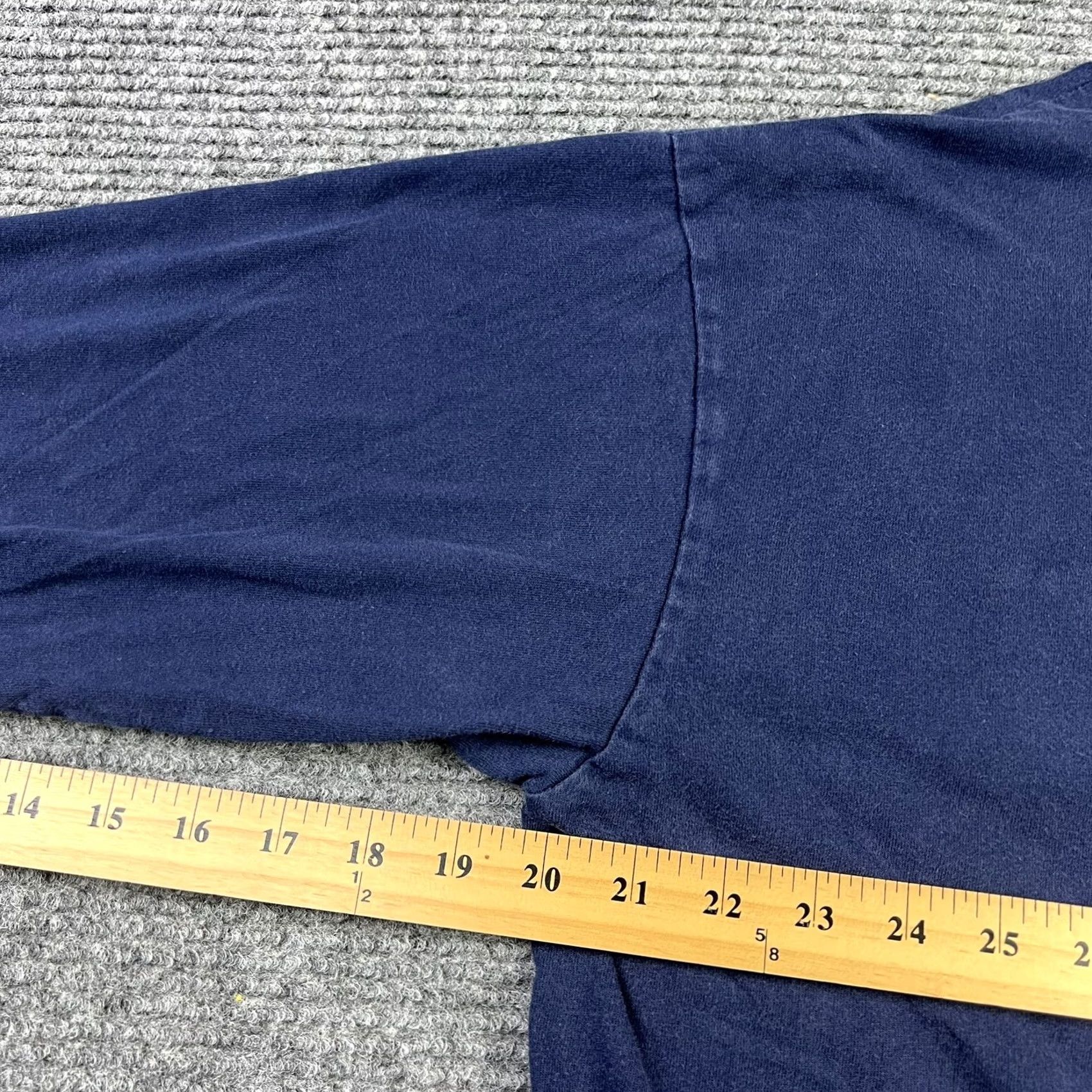 Vintage VINTAGE UNC Embroidered Mockneck Long Sleeve Blue T-Shirt Mens L Size US L / EU 52-54 / 3 - 7 Thumbnail