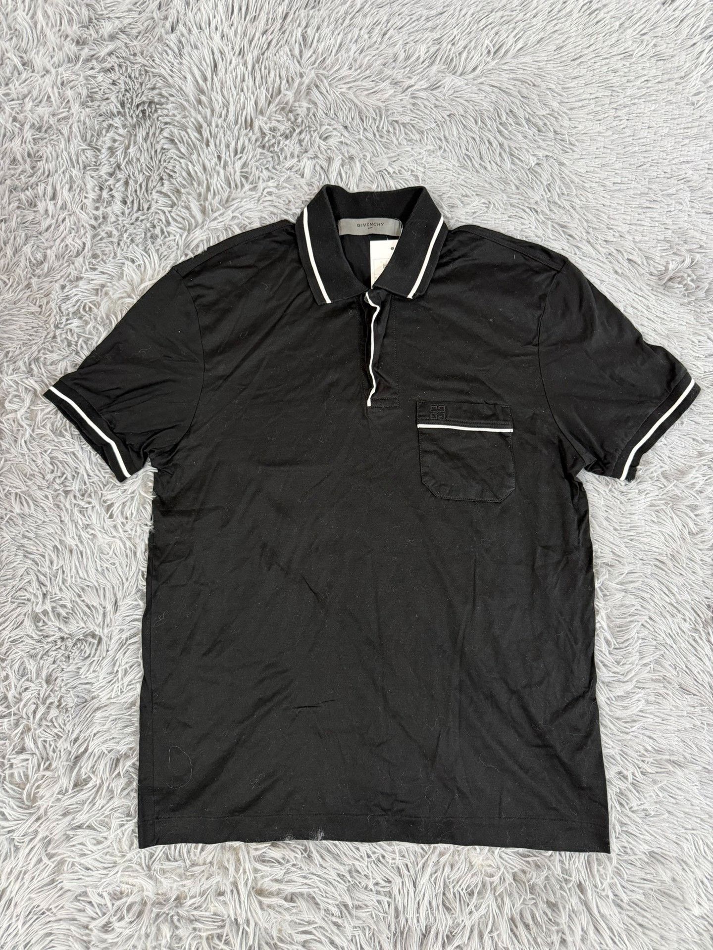 Givenchy Givenchy Black Polo l Men Size US L / EU 52-54 / 3 - 1 Thumbnail