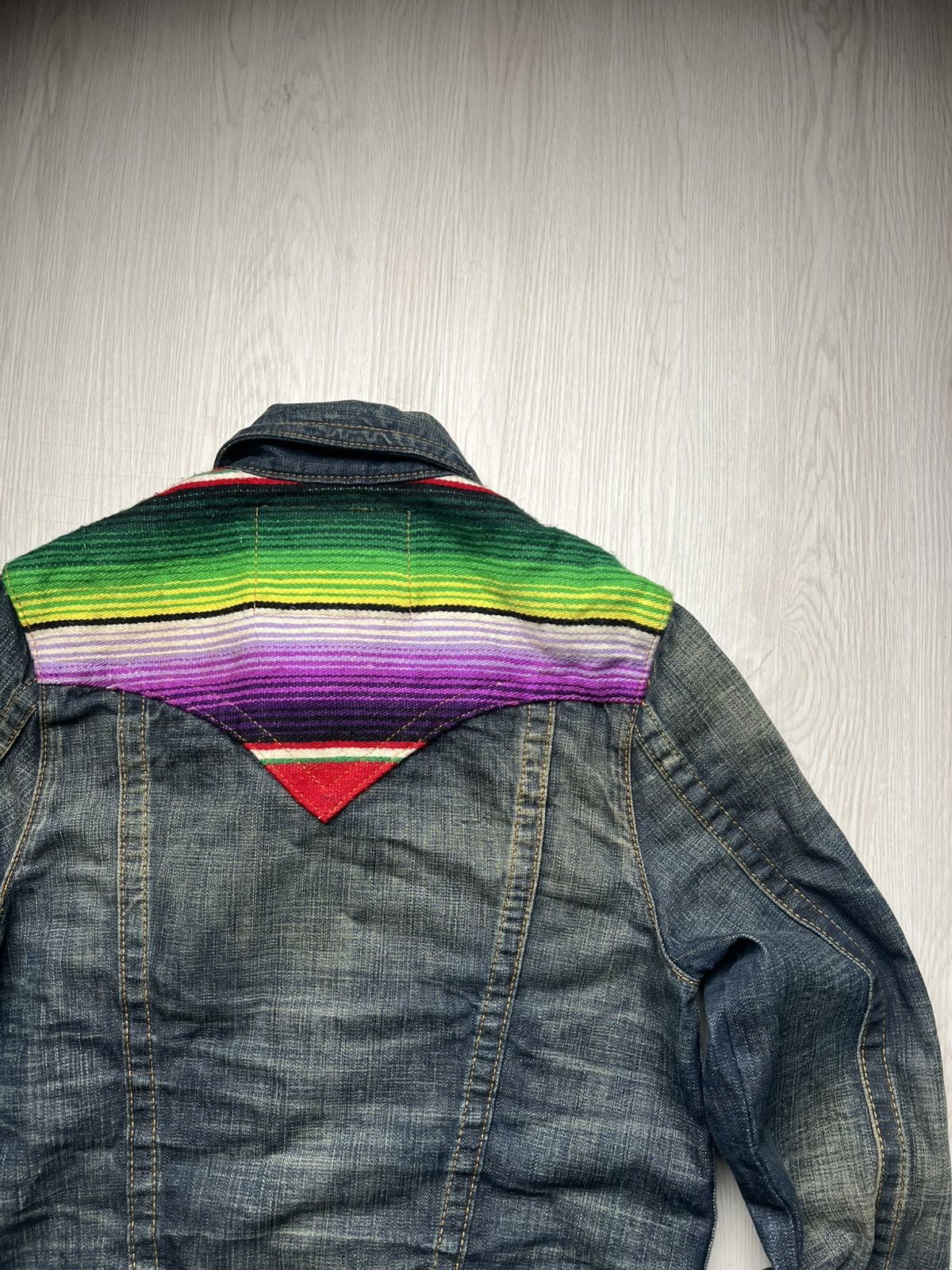 True Religion True Religion Multicolor Johnny Baja Western Denim Jacket Size US S / EU 44-46 / 1 - 4 Thumbnail