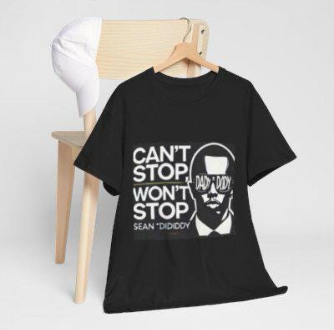 Rap Tees Iconic Diddy Motivation T-Shirt Can't Stop Won't Stop Size US L / EU 52-54 / 3 - 3 Thumbnail