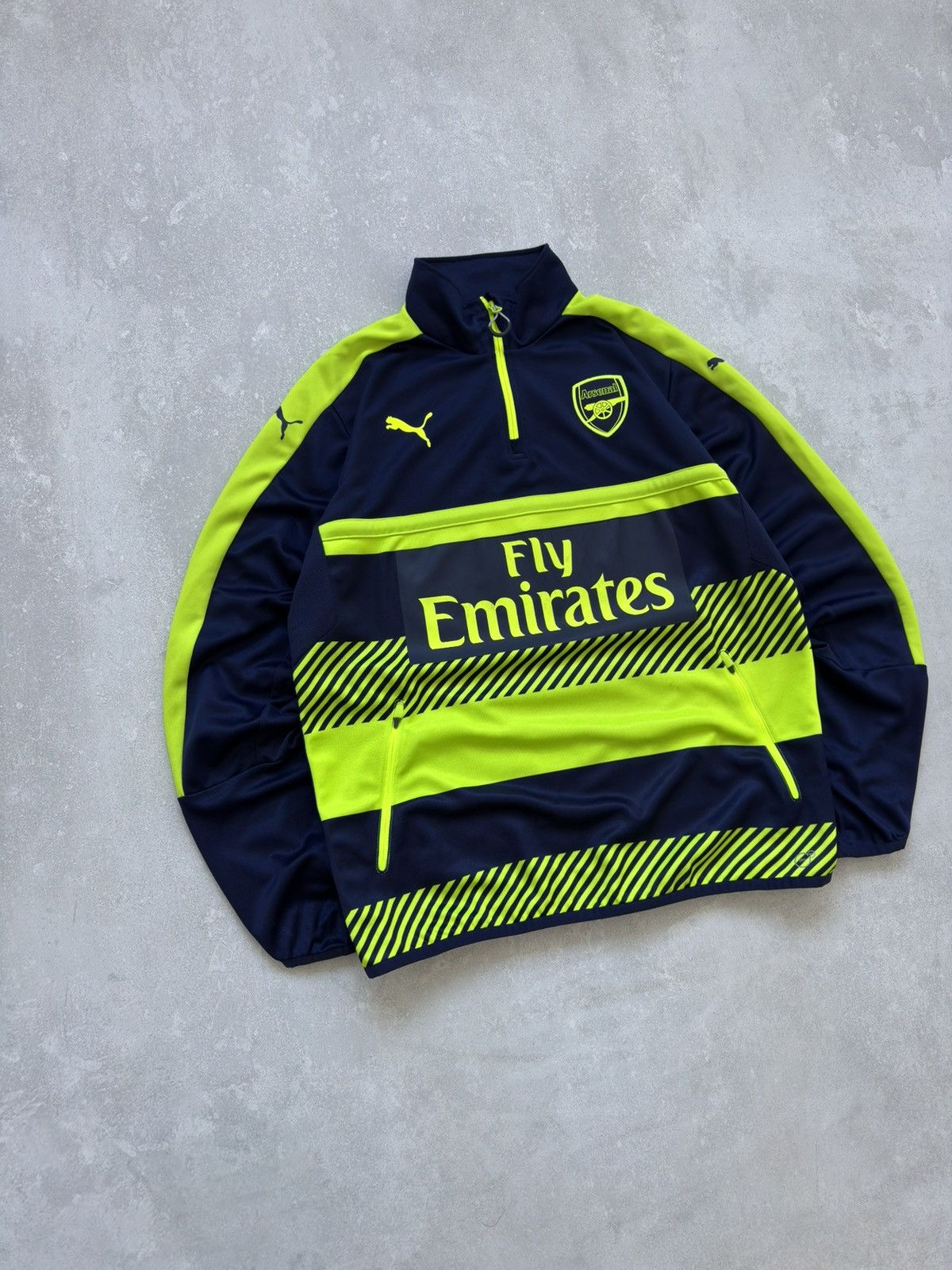 Puma Puma Arsenal 2016/2017 Training Top Track Jacket Long Sleeve Size US XL / EU 56 / 4 - 2 Thumbnail