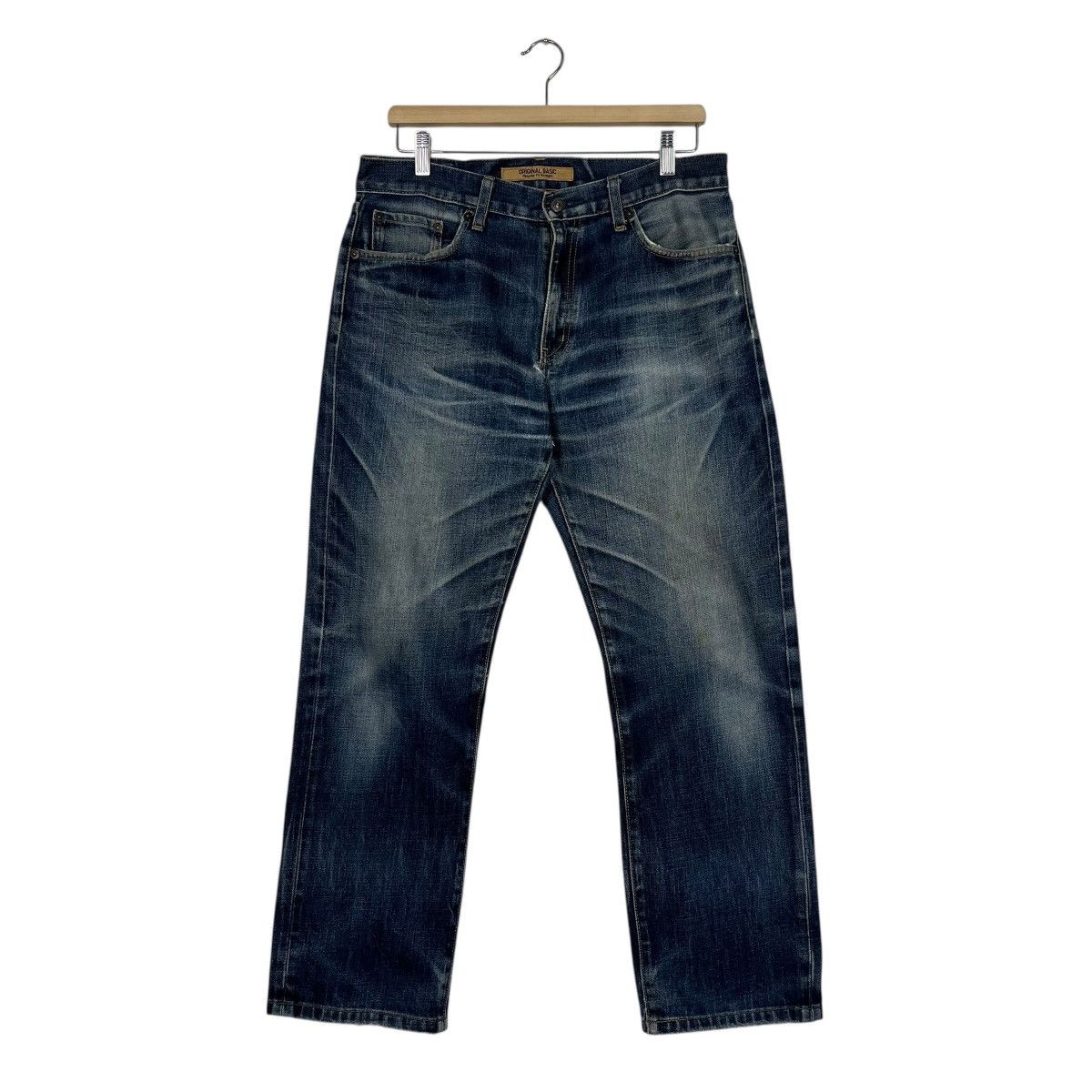 Japanese Brand Vintage Japanese Designer Distressed Faded Denim Size US 32 / EU 48 - 1 Thumbnail