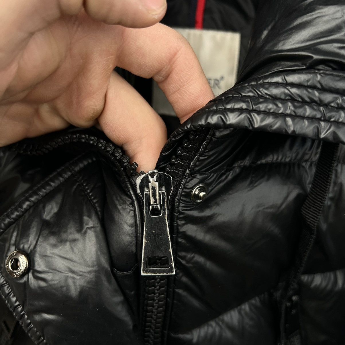 Moncler Moncler Black Aphrotiti Giubbotto Long Down Jacket Coat Size S / US 4 / IT 40 - 4 Thumbnail