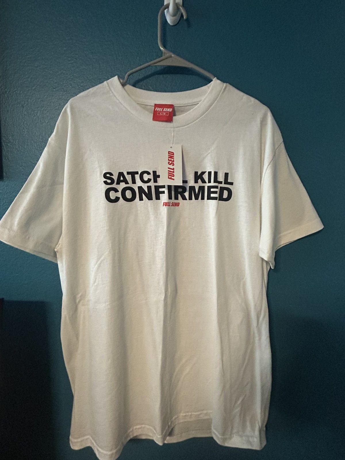 Satchel Kill confirmed White tee