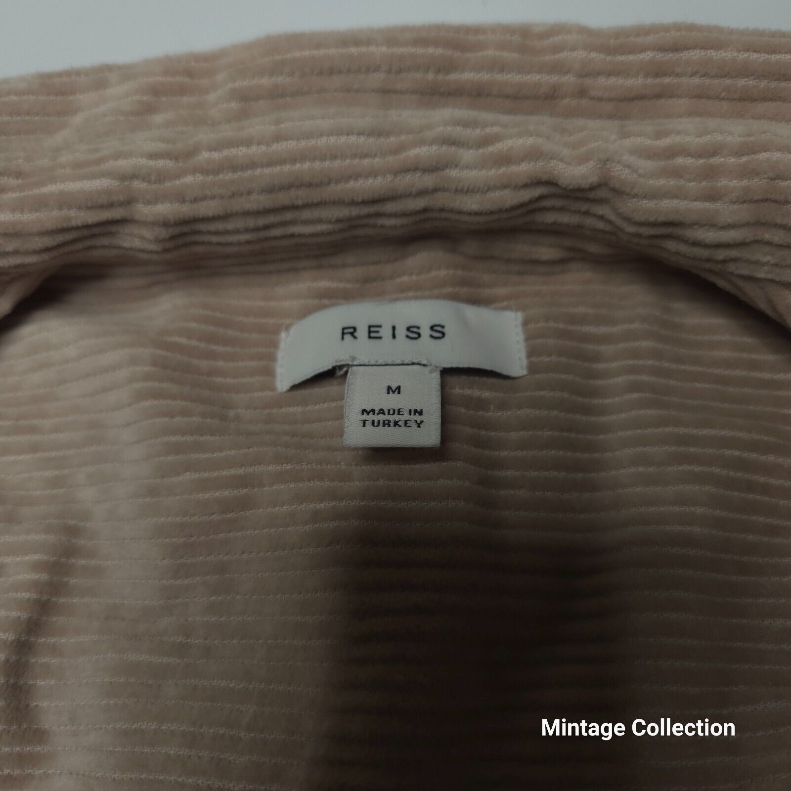 Reiss REISS Bonucci Corduroy Twin Pocket Beige Long sleeve Shirt M Size US M / EU 48-50 / 2 - 8 Thumbnail