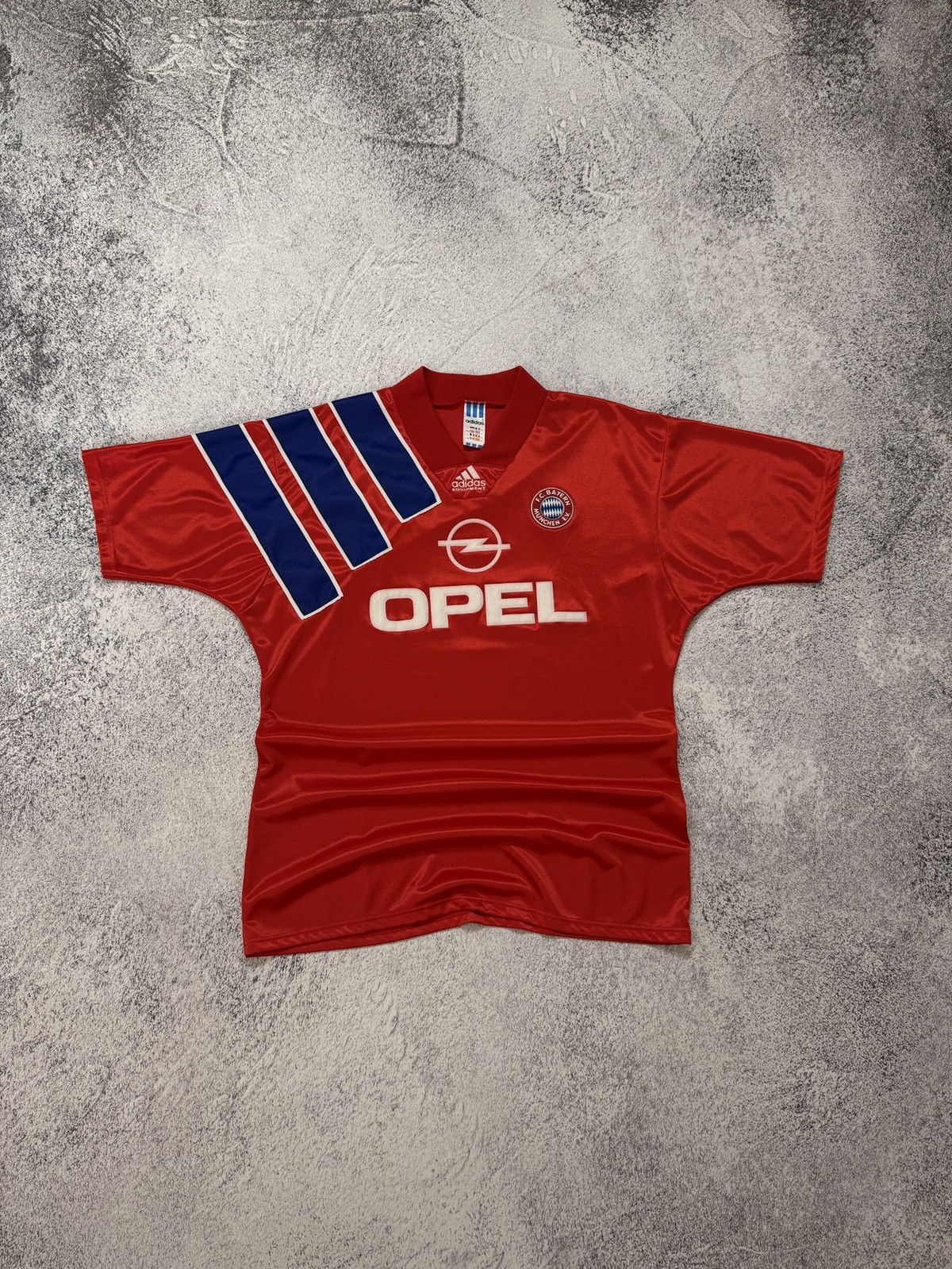 Adidas VTG ADIDAS FC BAYERN MUNICH 1991-1993 HOME FOOTBALL SHIRT Size US L / EU 52-54 / 3 - 1 Thumbnail