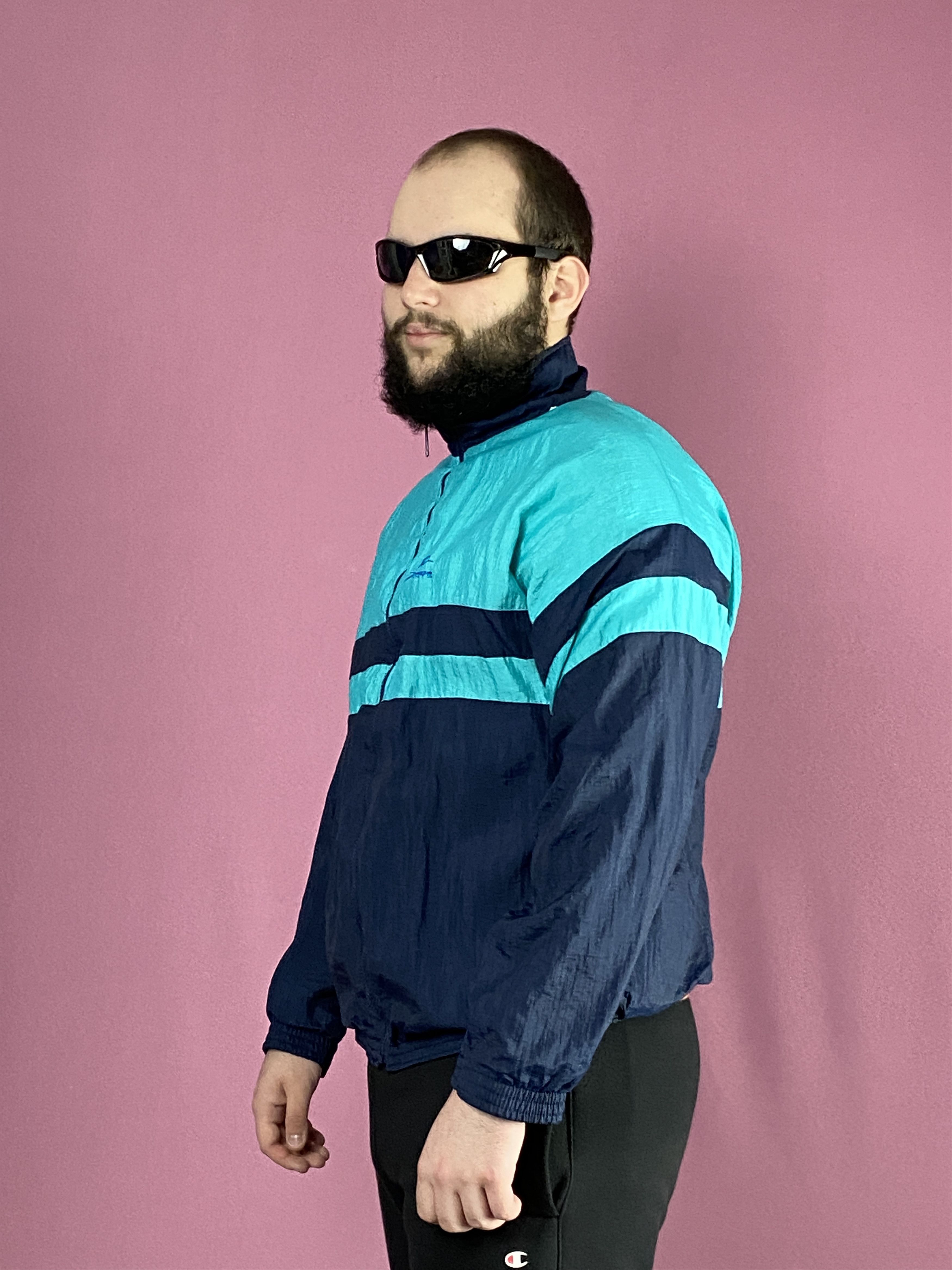 Vintage 90s Krys Vintage Men's Windbreaker Jacket - L Size US L / EU 52-54 / 3 - 2 Thumbnail