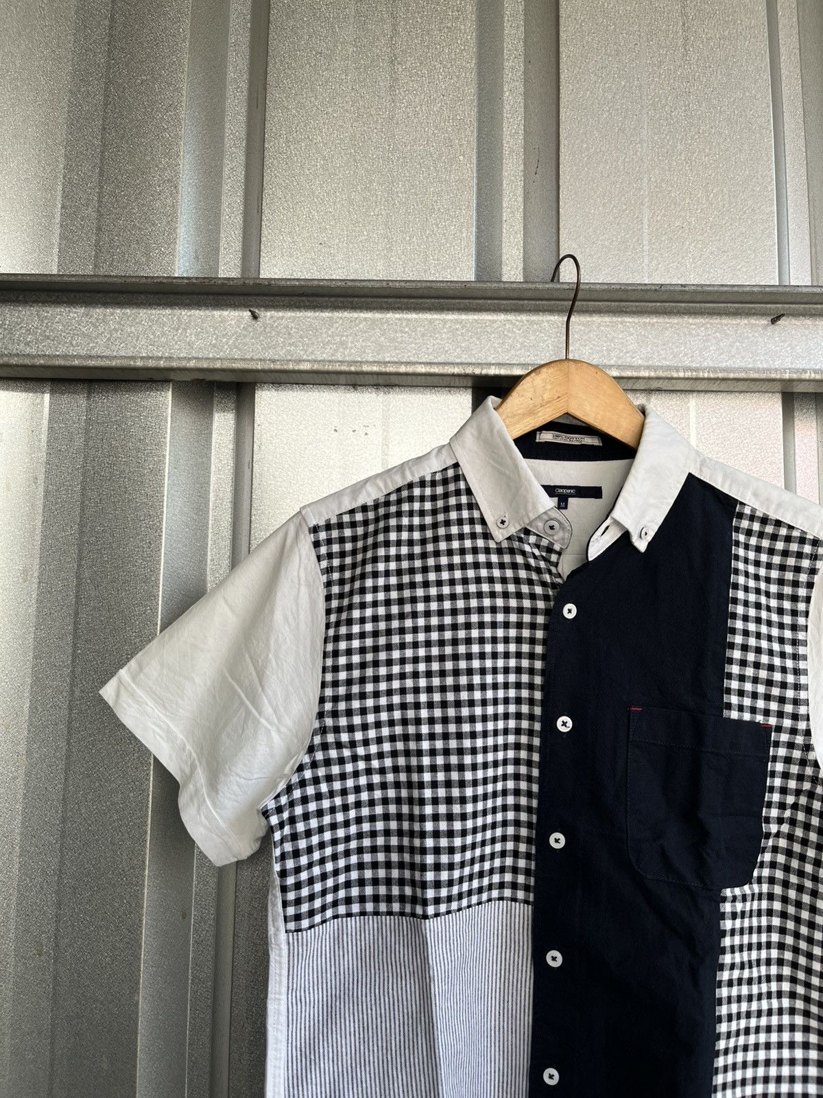 Ciaopanic ciaopanic patchwork button shirt /cdg/kapital/needles/visvim Size US M / EU 48-50 / 2 - 2 Thumbnail