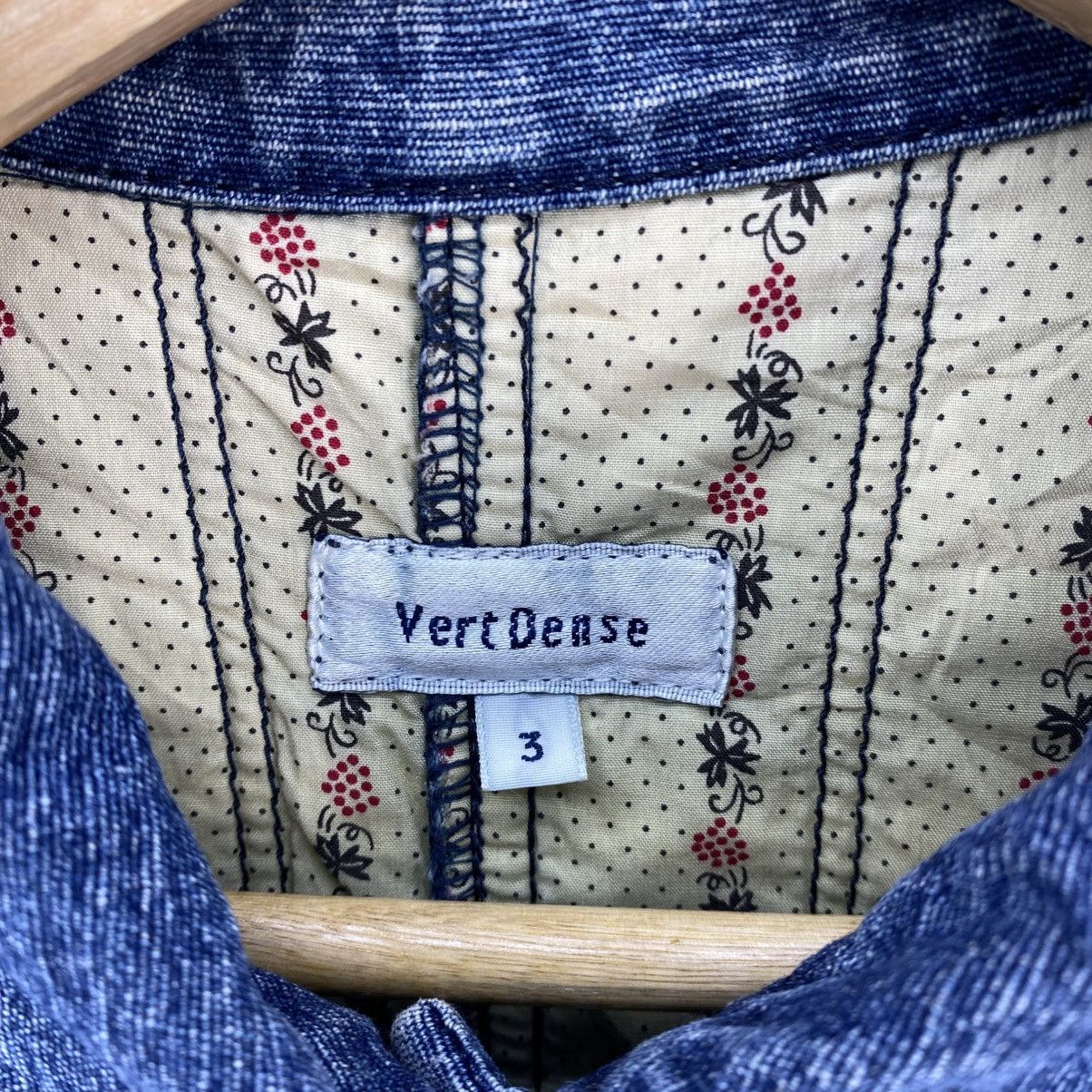 Japanese Brand VertDense Japanese Workwear Style Denim Jacket Selvedge Look Size XS / US 0-2 / IT 36-38 - 9 Thumbnail