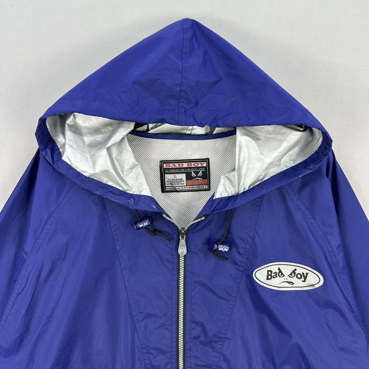 Vintage Vintage Anorak Nylon Jacket Hoodie Pullover by Bad Boy Size US XL / EU 56 / 4 - 7 Thumbnail