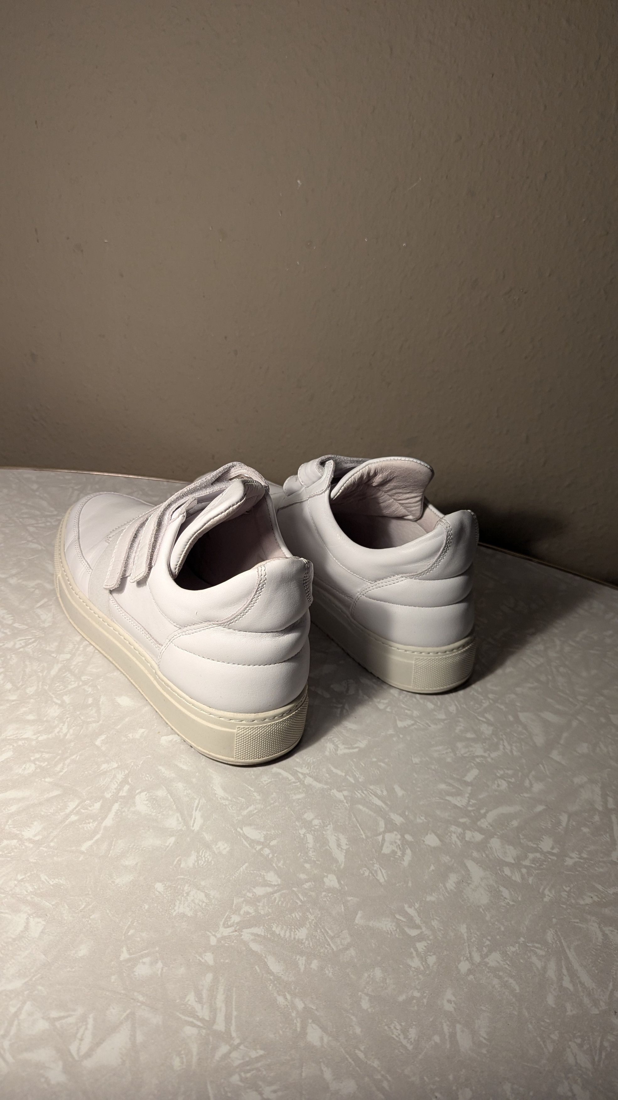 Filling Pieces White Low Top Sneaker - with velcro straps Size US 10 / EU 43 - 8 Thumbnail