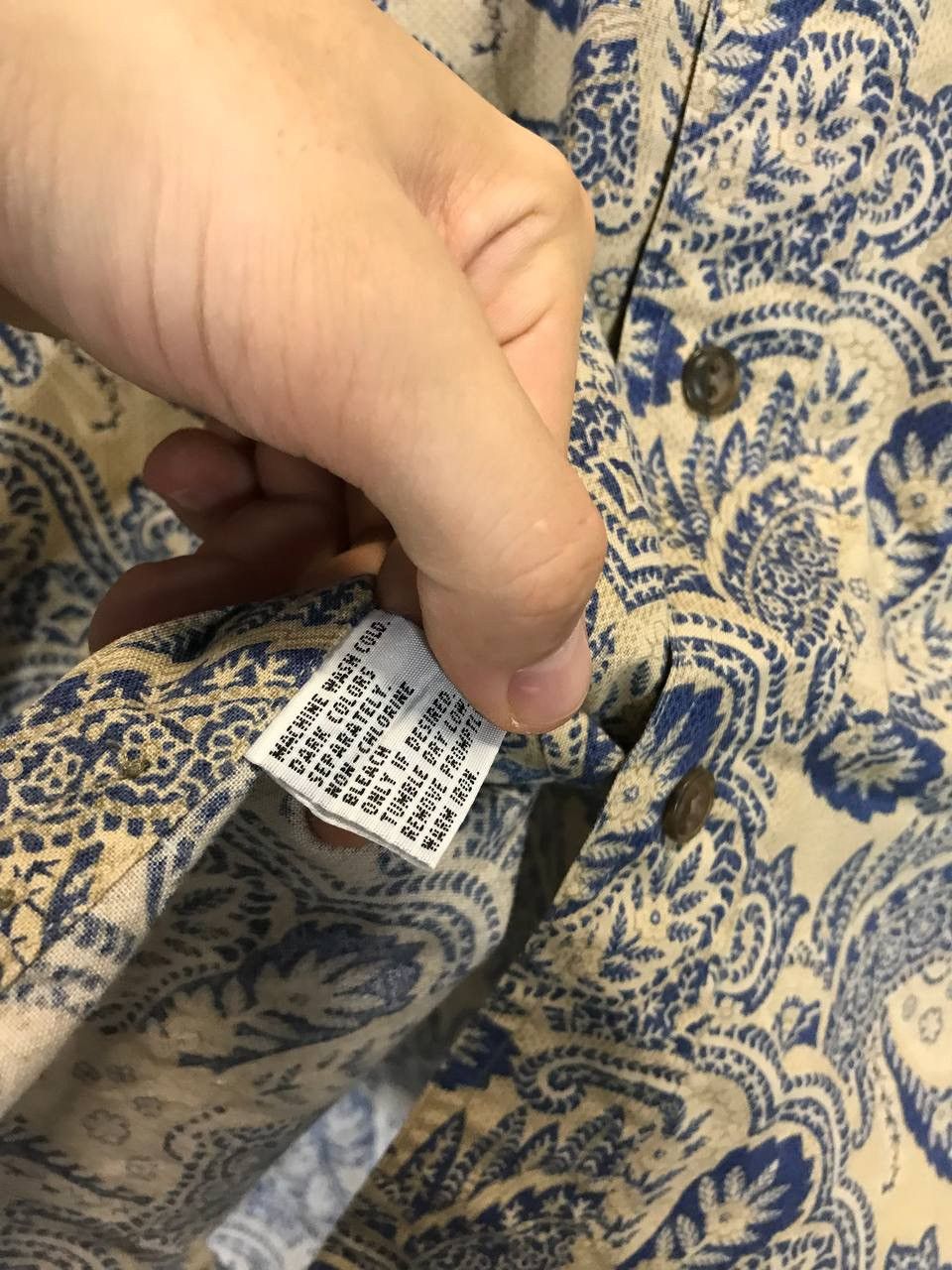 Chaps Ralph Lauren Chaps Ralph Lauren vintage art crazy shirt Size US L / EU 52-54 / 3 - 5 Thumbnail