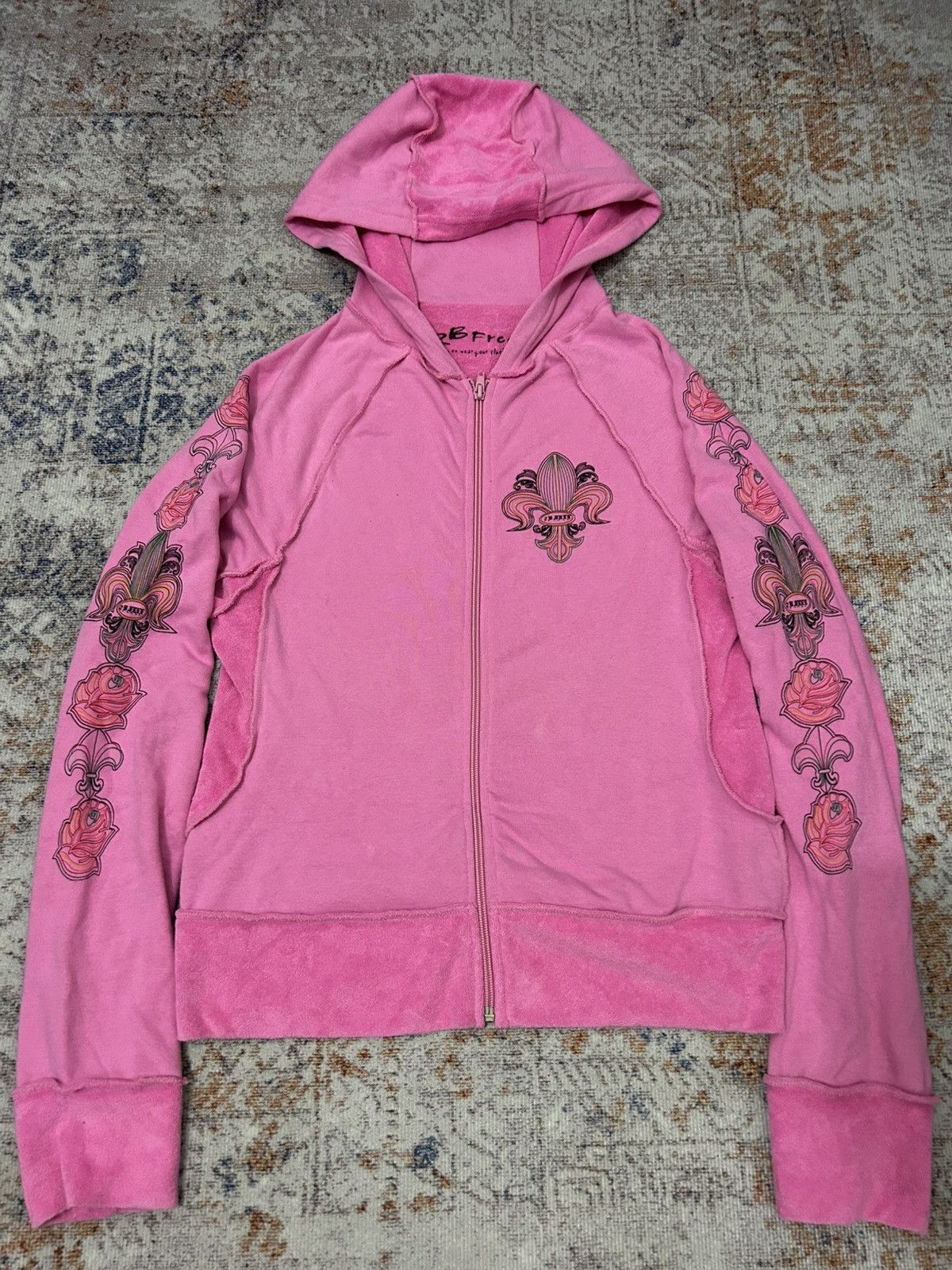 If Six Was Nine 2B Free Cross Flowers Zip Hoodie Size US XS / EU 42 / 0 - 4 Thumbnail
