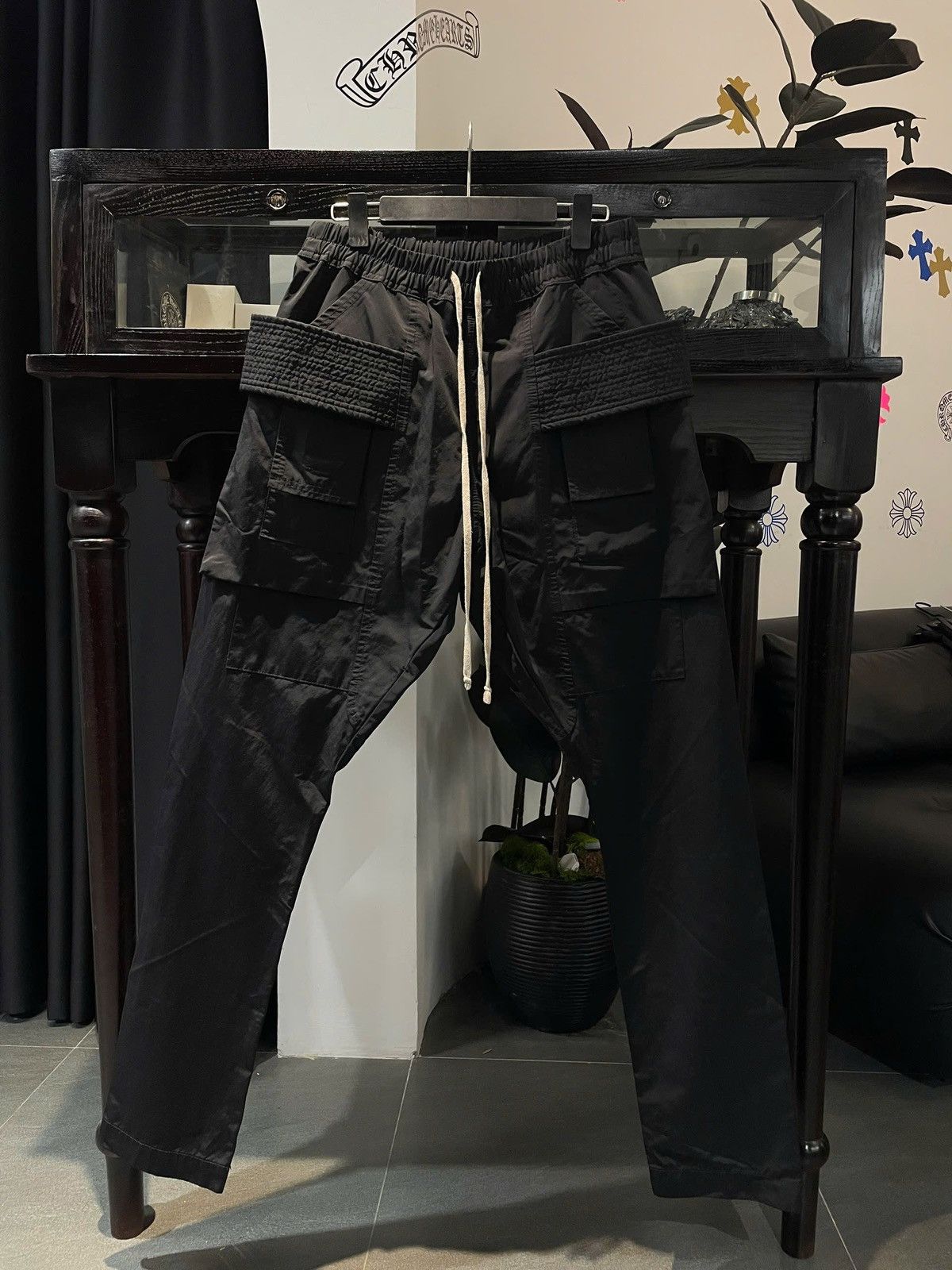 Rick Owens Drkshdw Rick Owens Drkshdw Creatch Cargo Pants Size US 30 / EU 46 - 1 Thumbnail