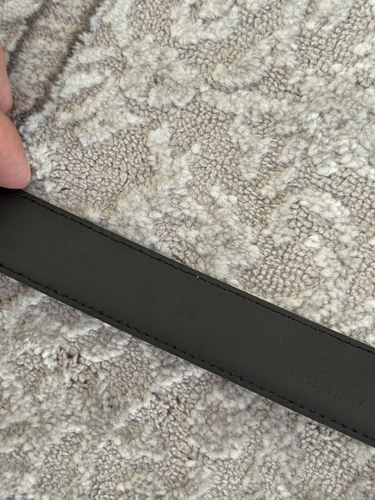 Escada ESCADA Golden Buckle Leather Belt archive y2k rap jewelry Size ONE SIZE - 8 Thumbnail