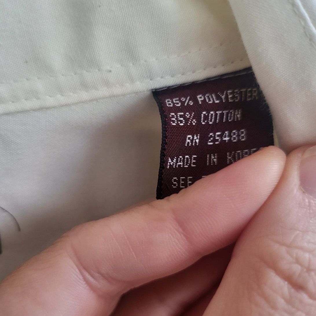 Other Vintage Anthony's Men's Off White Button Up Shirt - 17 34/35 Size US S / EU 44-46 / 1 - 4 Thumbnail