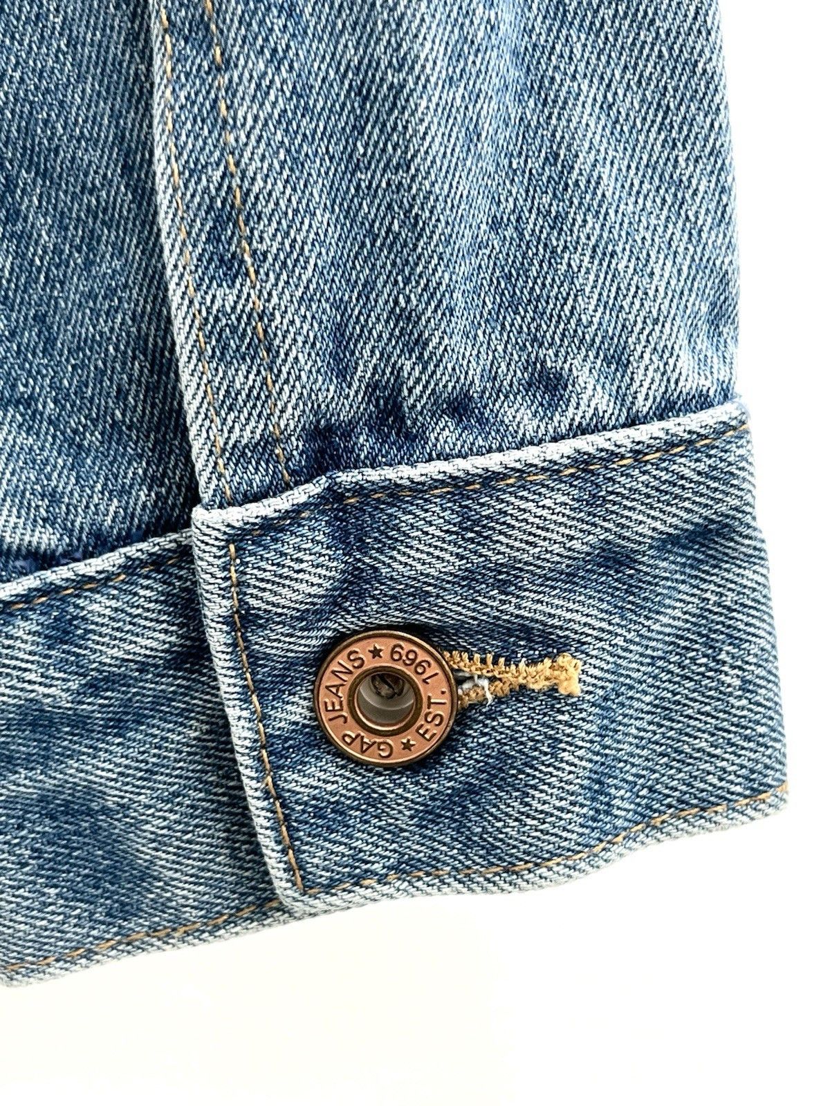 Gap Vintage Gap Factory Store Jean Denim Jacket Women Large 2002 Size L / US 10 / IT 46 - 6 Thumbnail