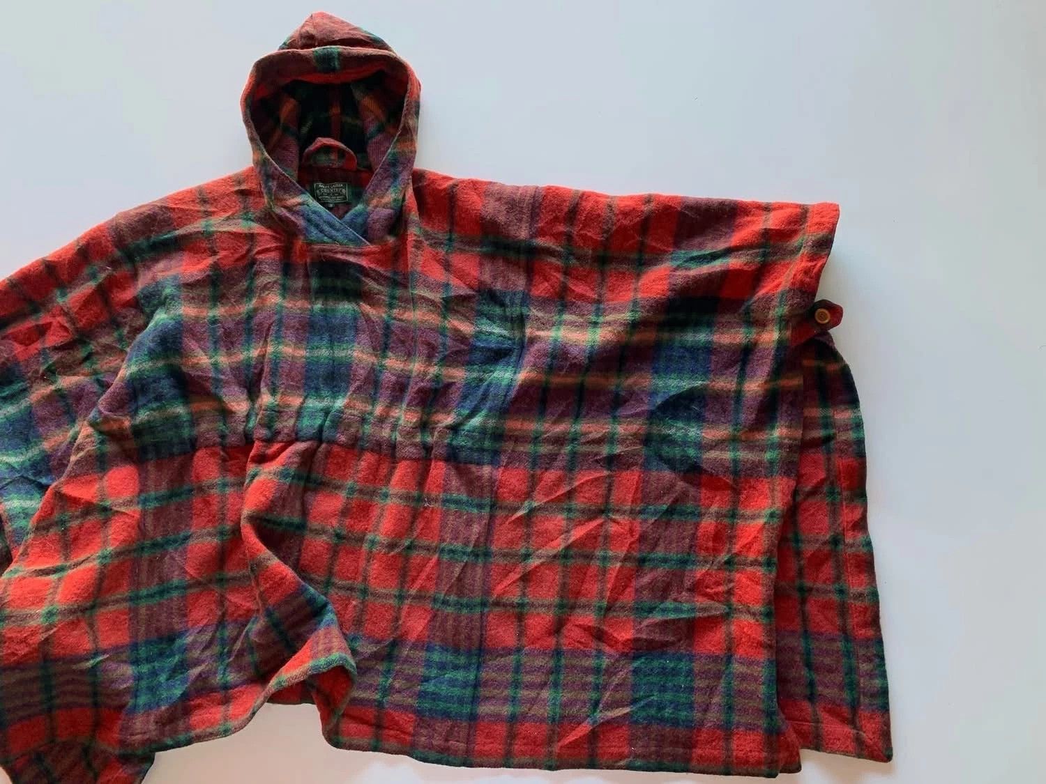 Ralph Lauren RALPH LAUREN Country Tartan Flannel Poncho Size US M / EU 48-50 / 2 - 5 Thumbnail