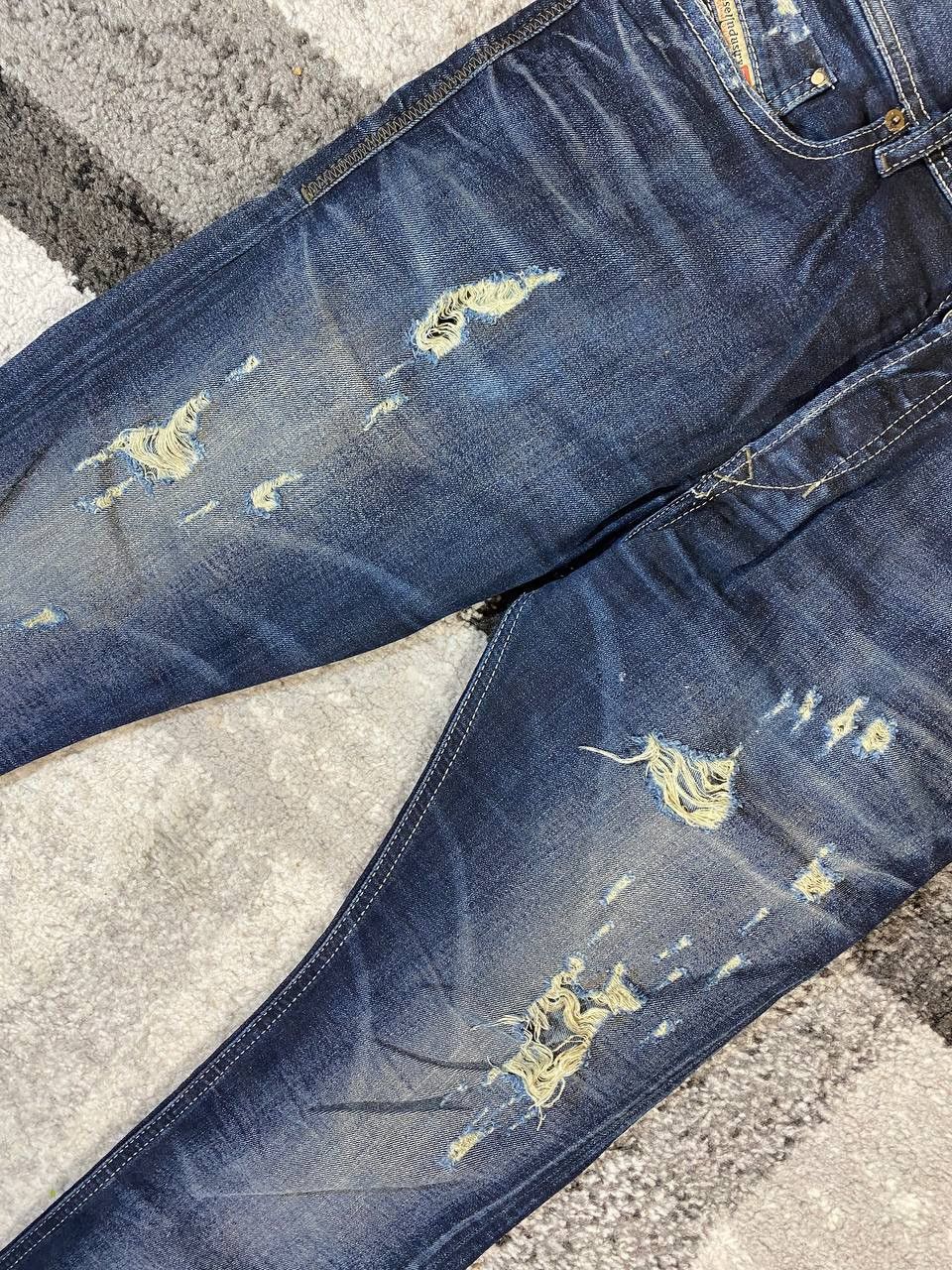 Diesel Diesel Tepphar slim carrot jeans men size w 28 l 32 blue Size US 28 / EU 44 - 4 Thumbnail