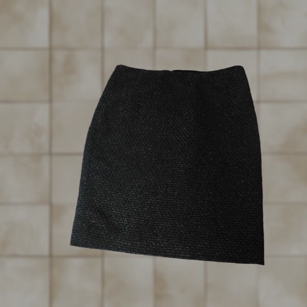 Vintage Tahari Womens Skirt 30 Gray A-line Zip Size 30" / US 8 / IT 44 - 1 Thumbnail