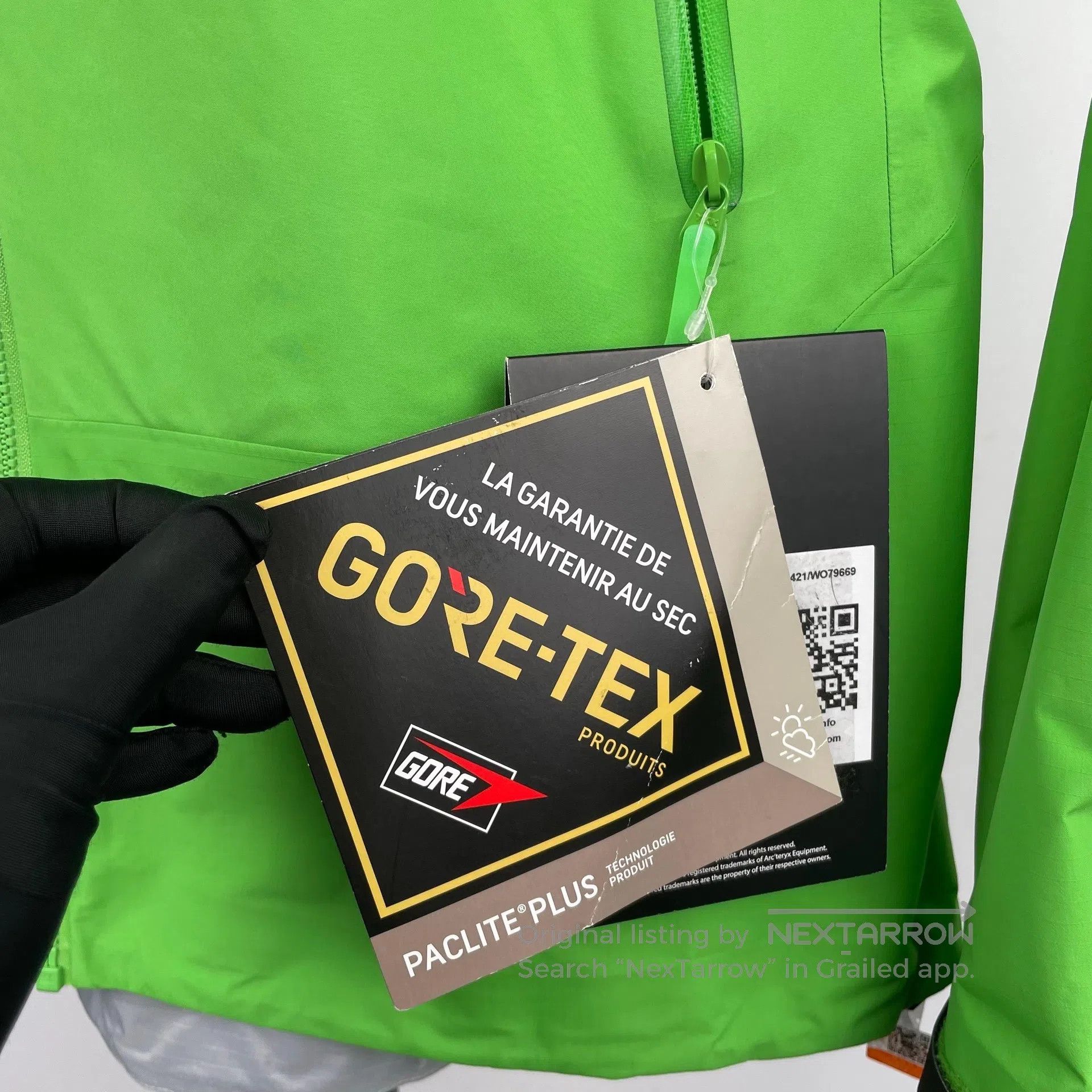 Arc'teryx Arc'teryx Hooded green hard shell jacket| Size US L / EU 52-54 / 3 - 6 Thumbnail