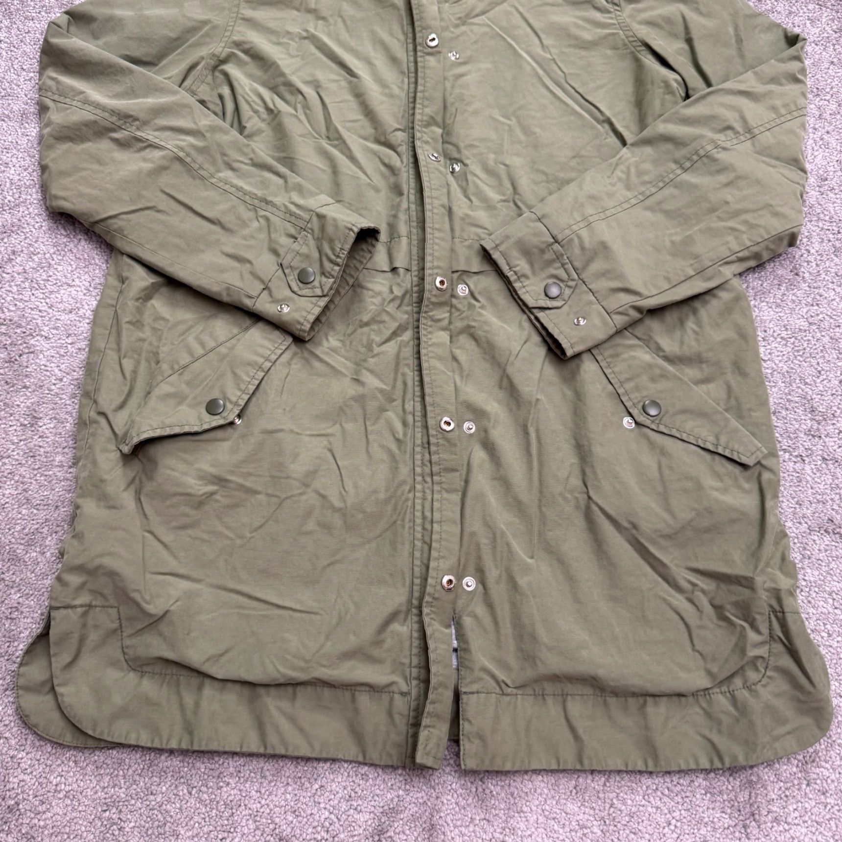 Old Navy Old Navy Anorak Hoodie Parka Jacket Women Small Olive Green Lined Casual Outdoor Size S / US 4 / IT 40 - 6 Thumbnail