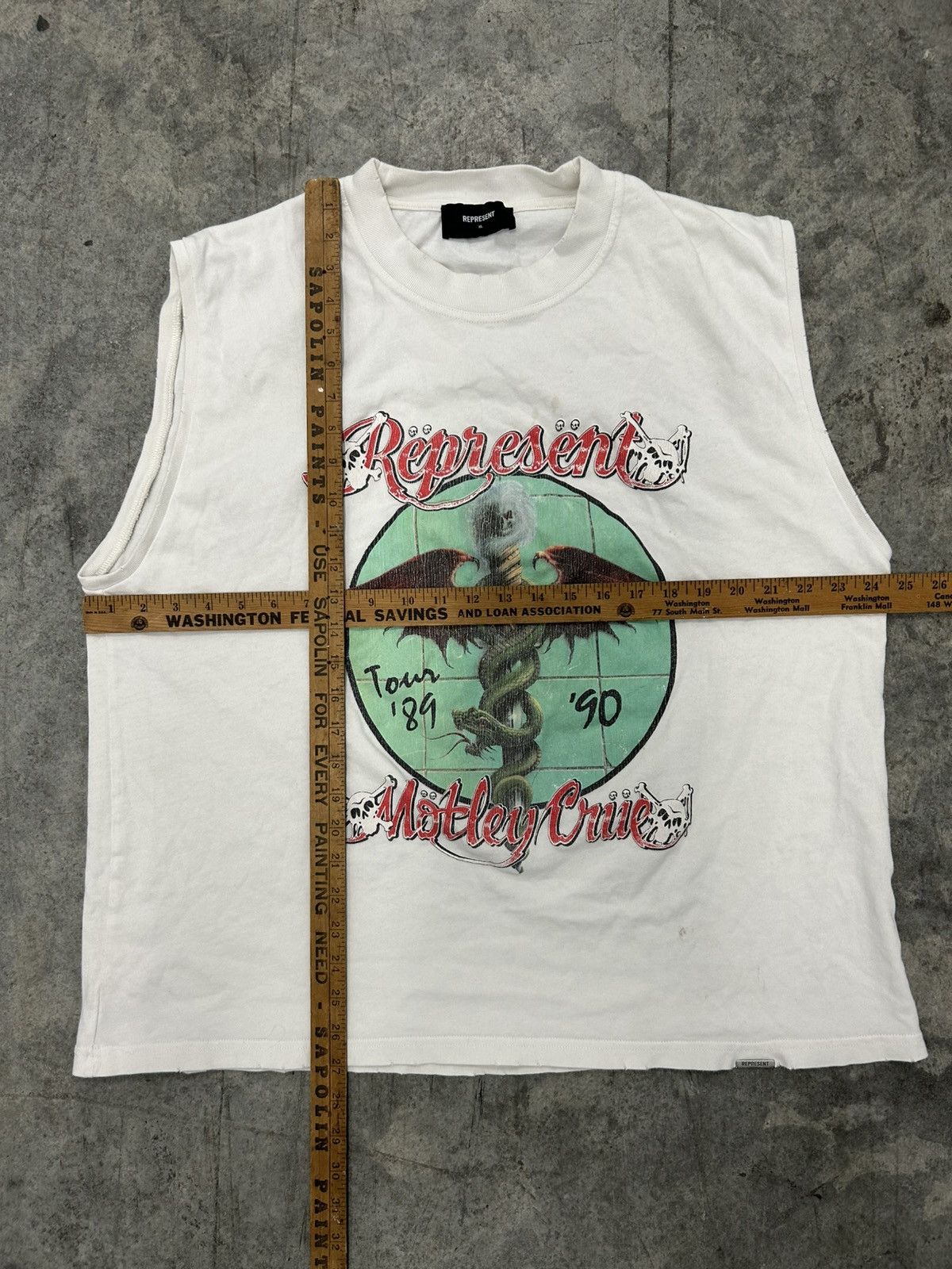 Represent Clo. Represent Motley Crue sleeveless t shirt Size US XL / EU 56 / 4 - 5 Thumbnail