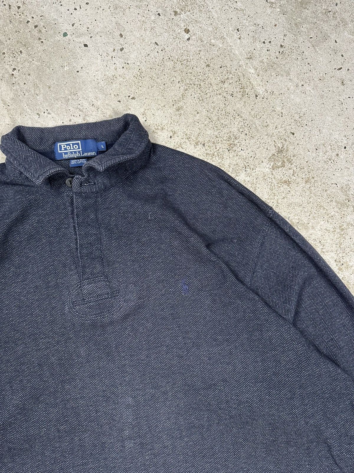Polo Ralph Lauren Vintage Y2K Polo Ralph Lauren Rugby Long Sleeve Knitted Size US L / EU 52-54 / 3 - 7 Thumbnail