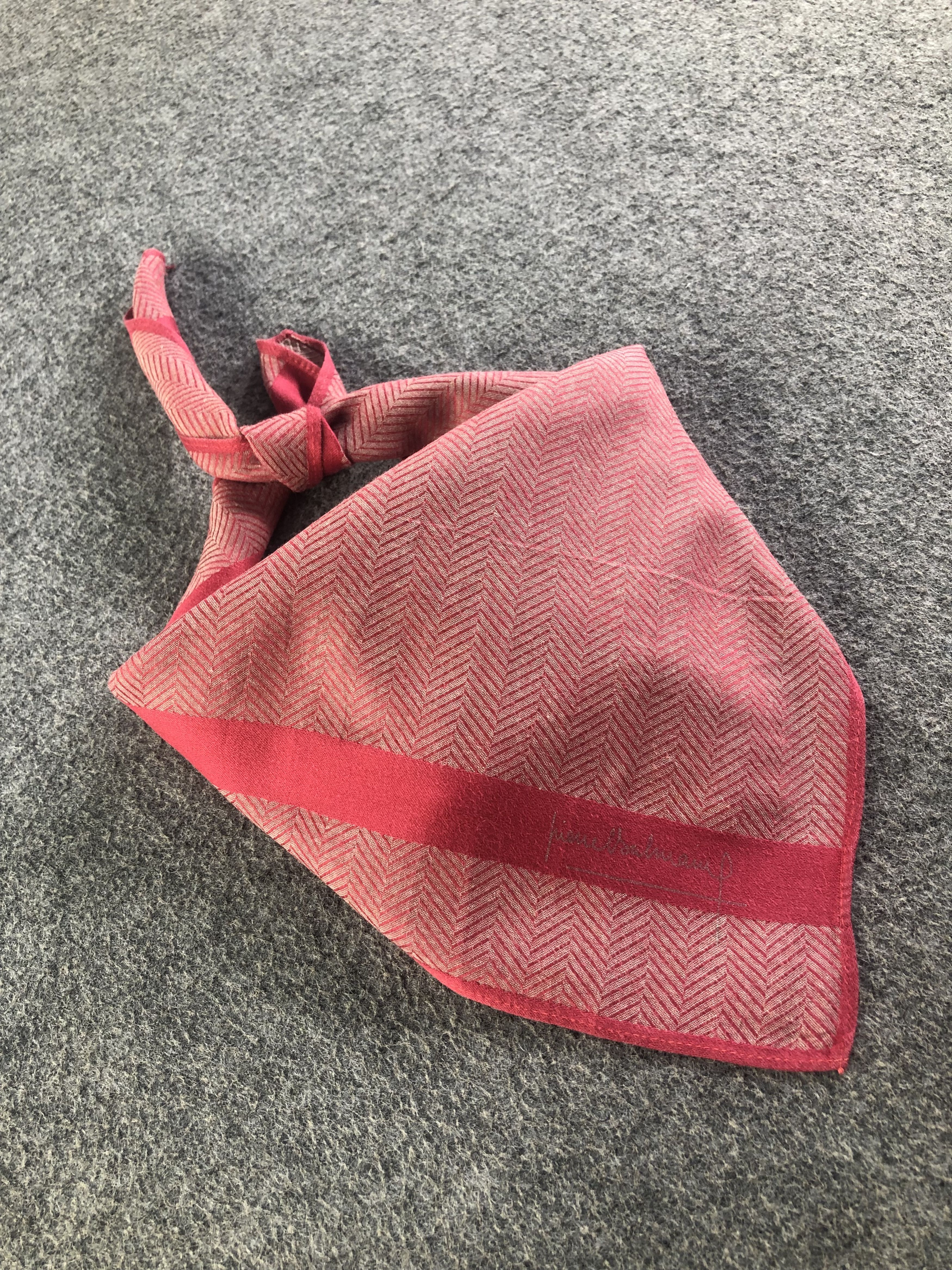 Pierre Balmain Pierre Balmain Handkerchief / Bandana / Neckerchief C486 Size ONE SIZE - 2 Thumbnail