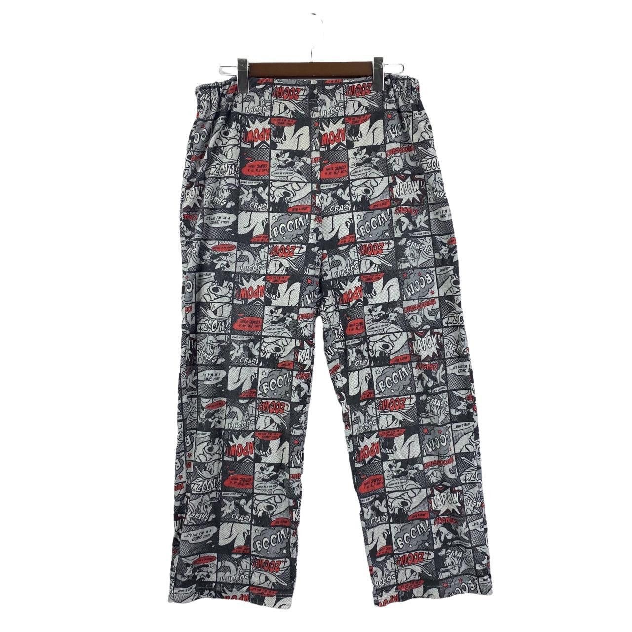 Disney Vtg 90’ DISNEY MICKEY DONALD Kaboom Comic Pant Sweatspant Size 34" / US 12 / IT 48 - 1 Thumbnail