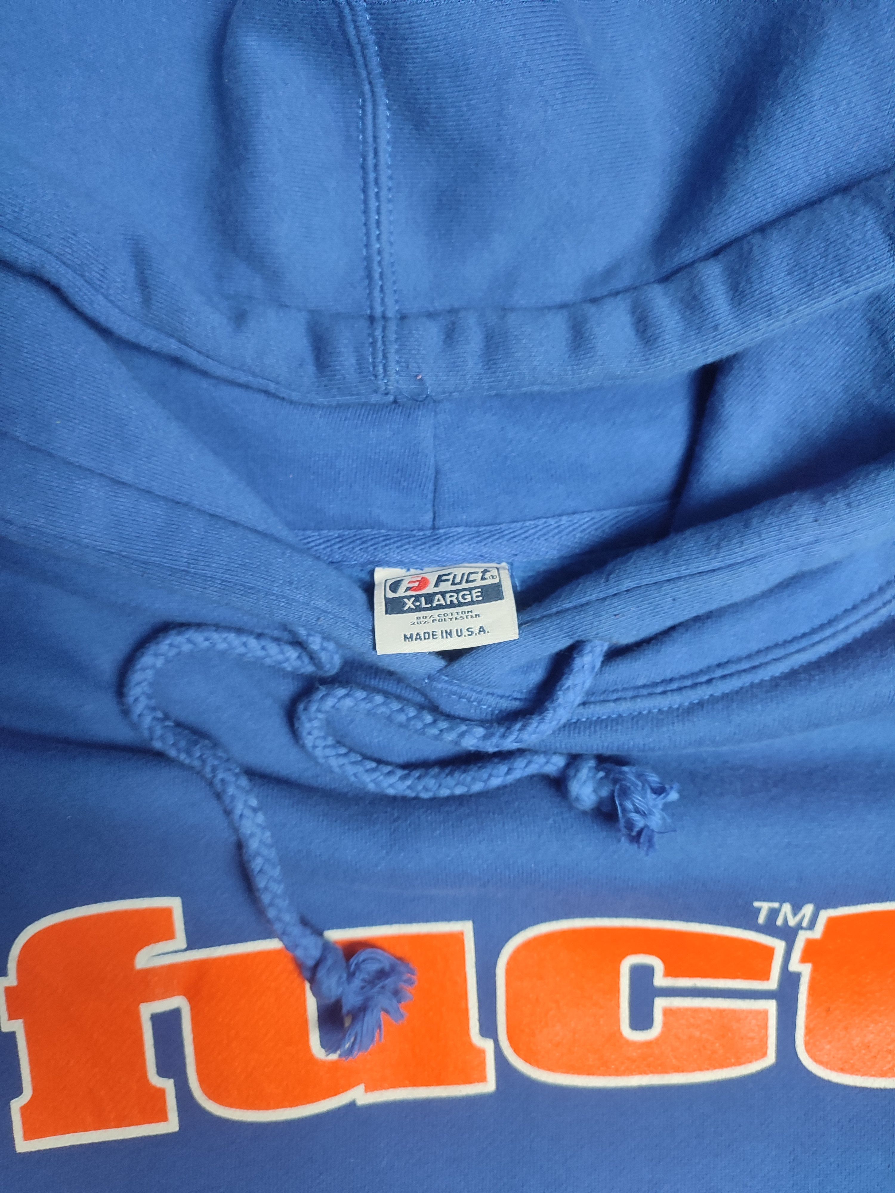 Fuct Spell Out Logo Skateboards USA Hoodies