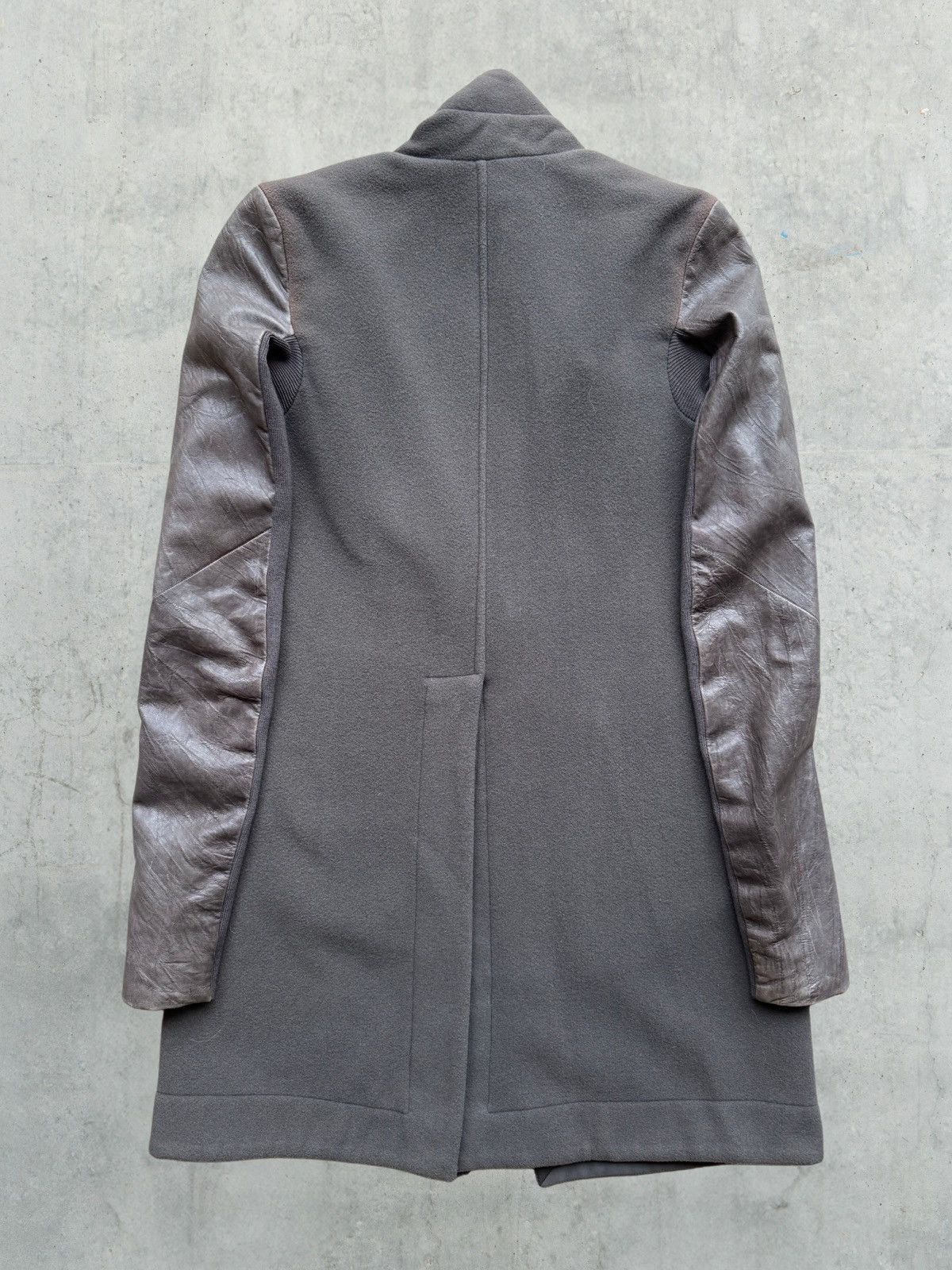 Rick Owens Rick Owens Plinth A/W 13 Funnel Neck Wool Coat Size US M / EU 48-50 / 2 - 2 Thumbnail