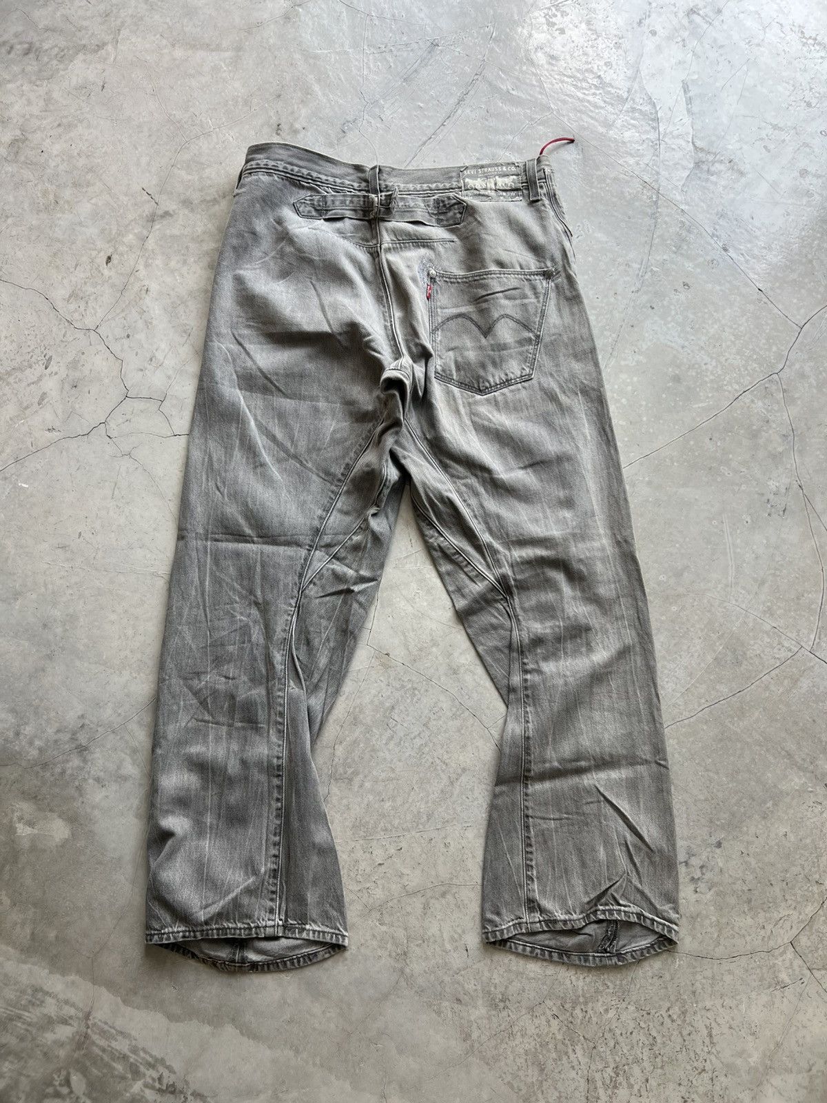 Levi's Levis Engineered Jeans Buckle Back Tag W33 Actual 33x30.5 Size US 33 - 4 Thumbnail